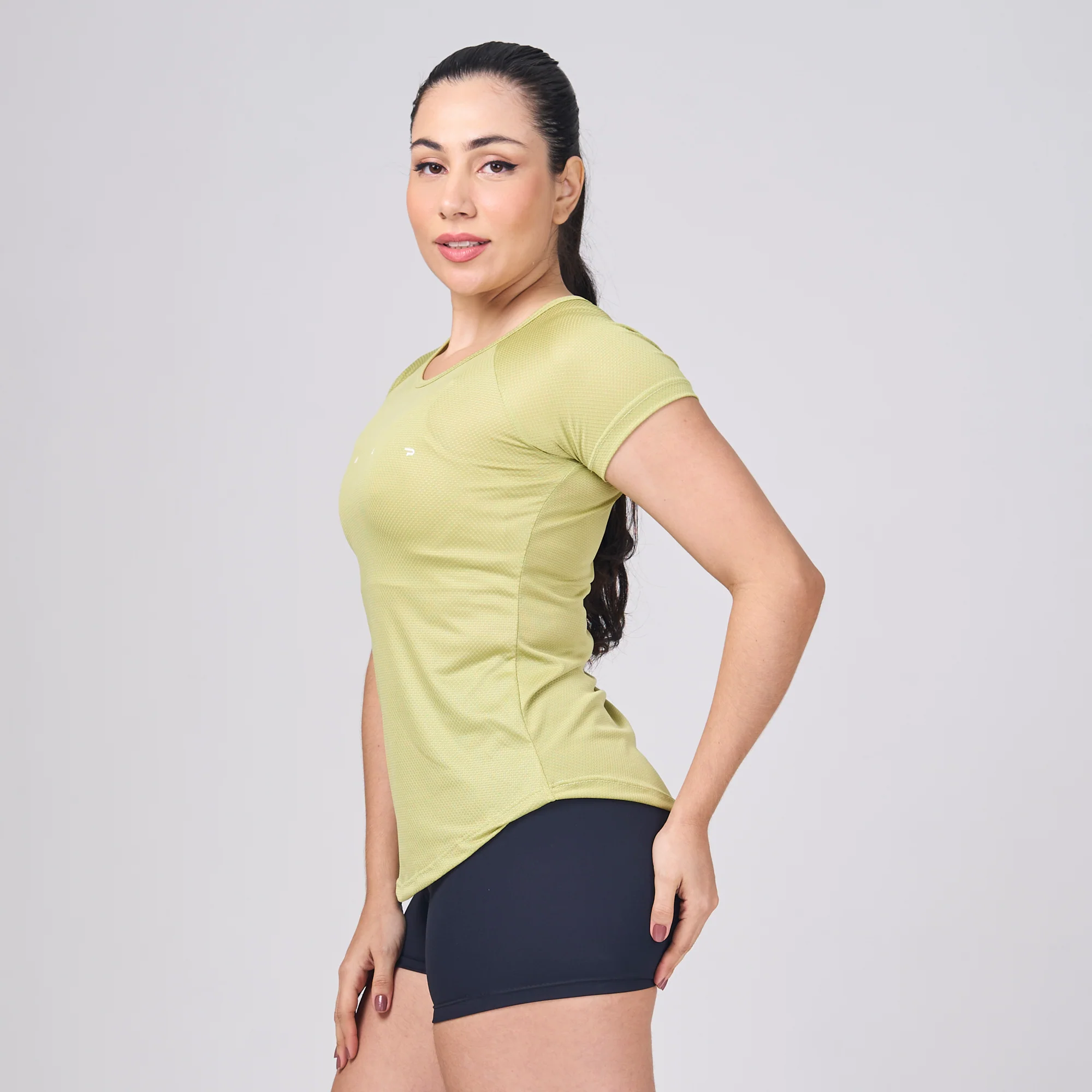 Camiseta Feminina Dry Fit Light Lupus Verde Folha - Image 3