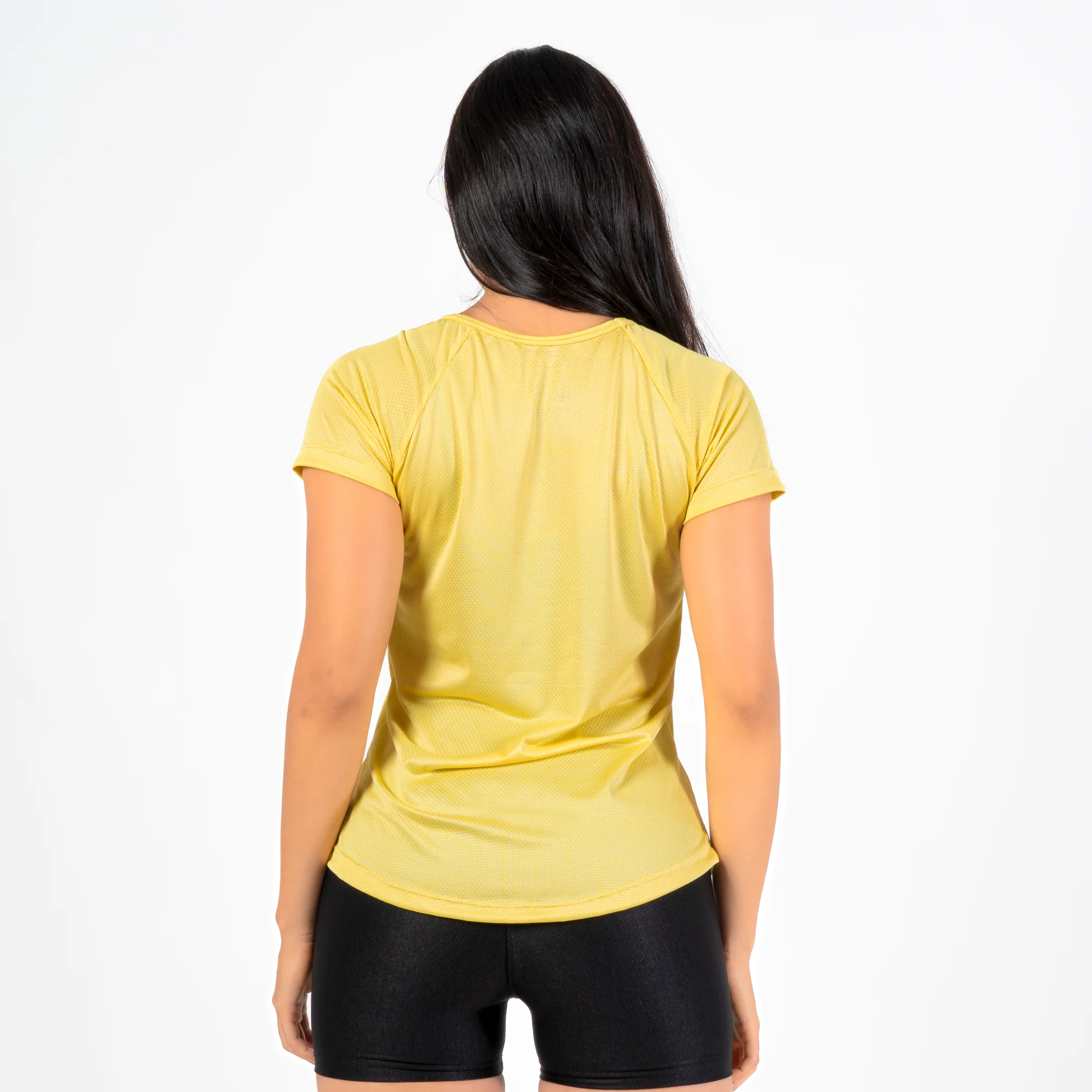 Camiseta Feminina Dry Fit Middle Lupus Amarelo Tropical - Image 6