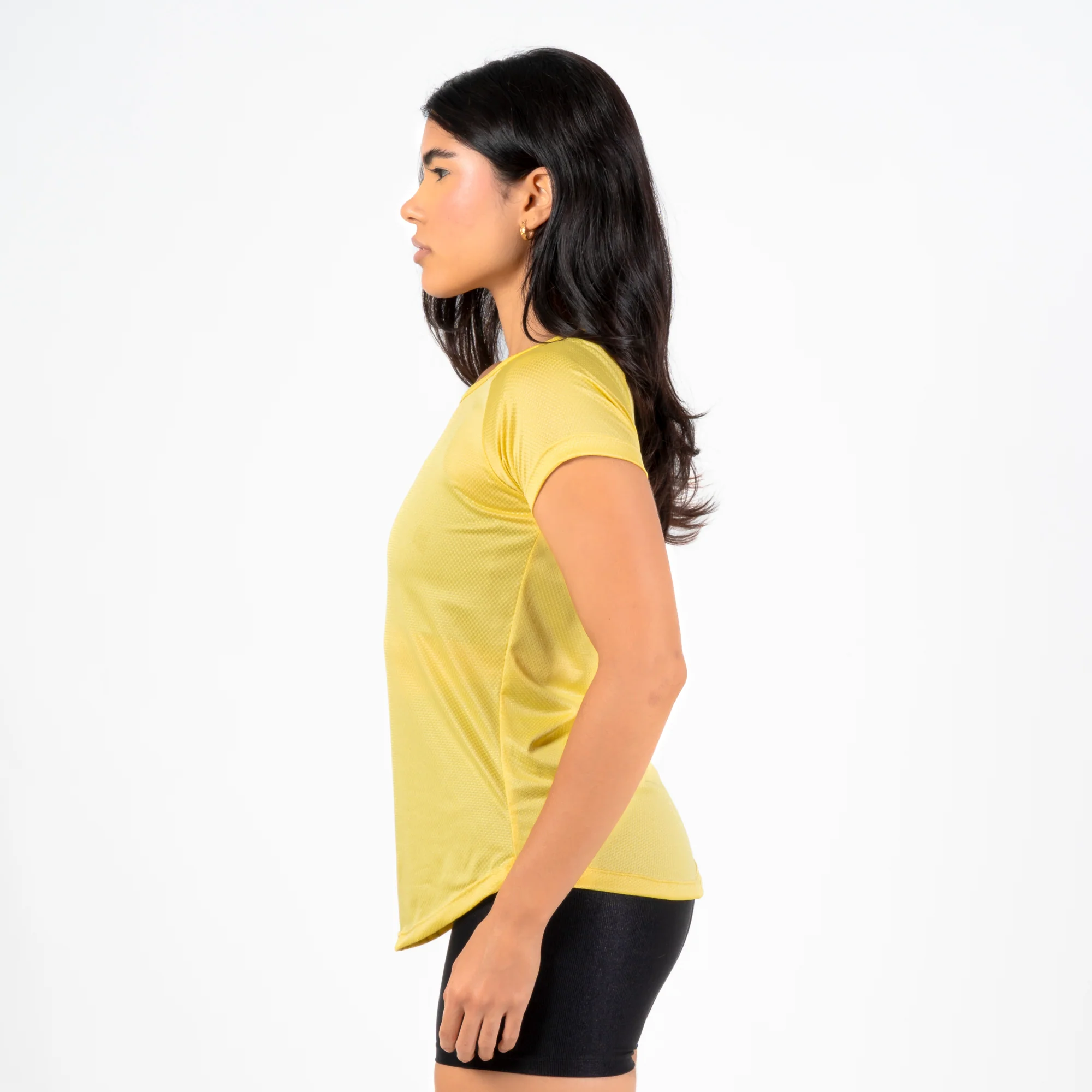 Camiseta Feminina Dry Fit Middle Lupus Amarelo Tropical - Image 9