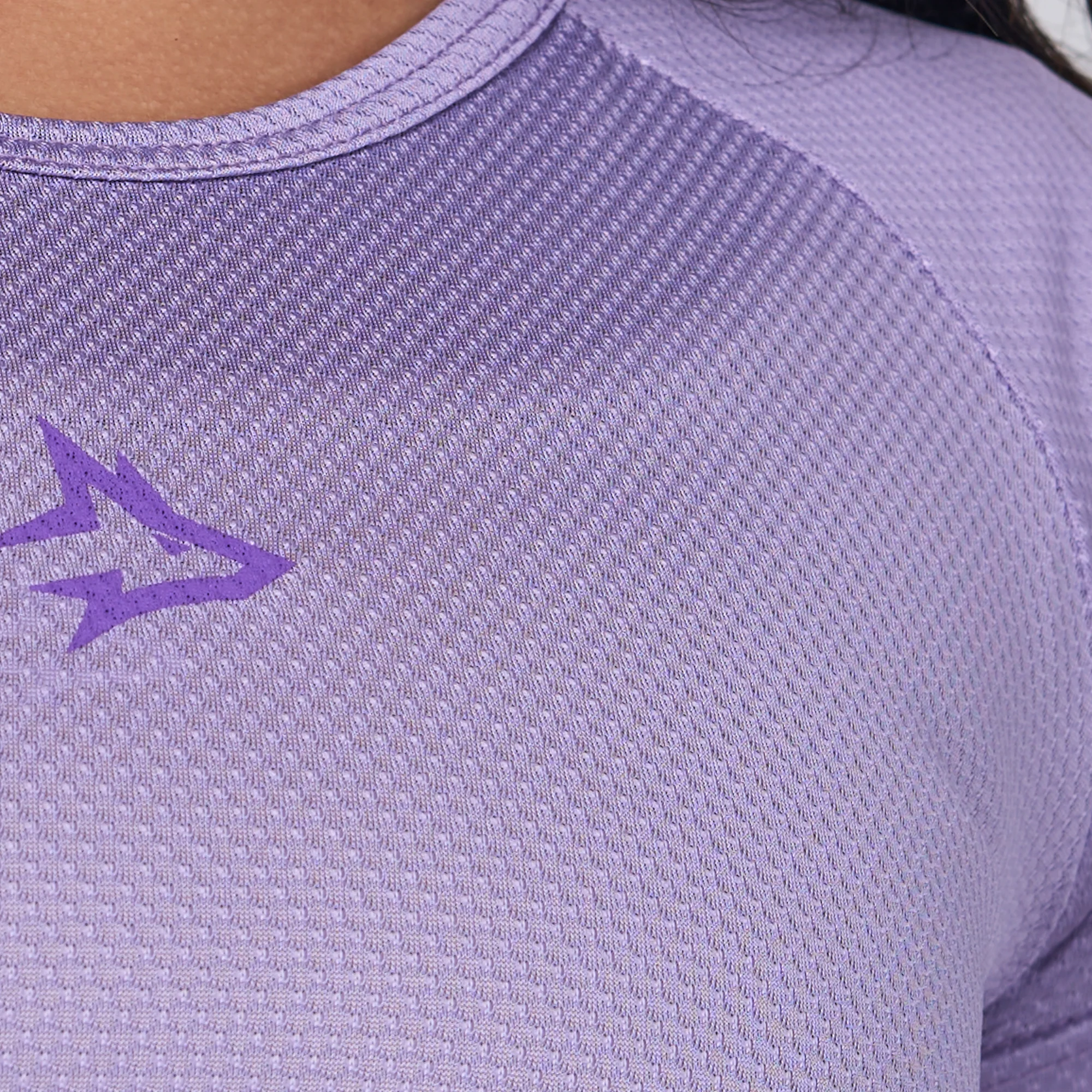 Camiseta Feminina Dry Fit Middle Lupus Lilás Malva - Image 8