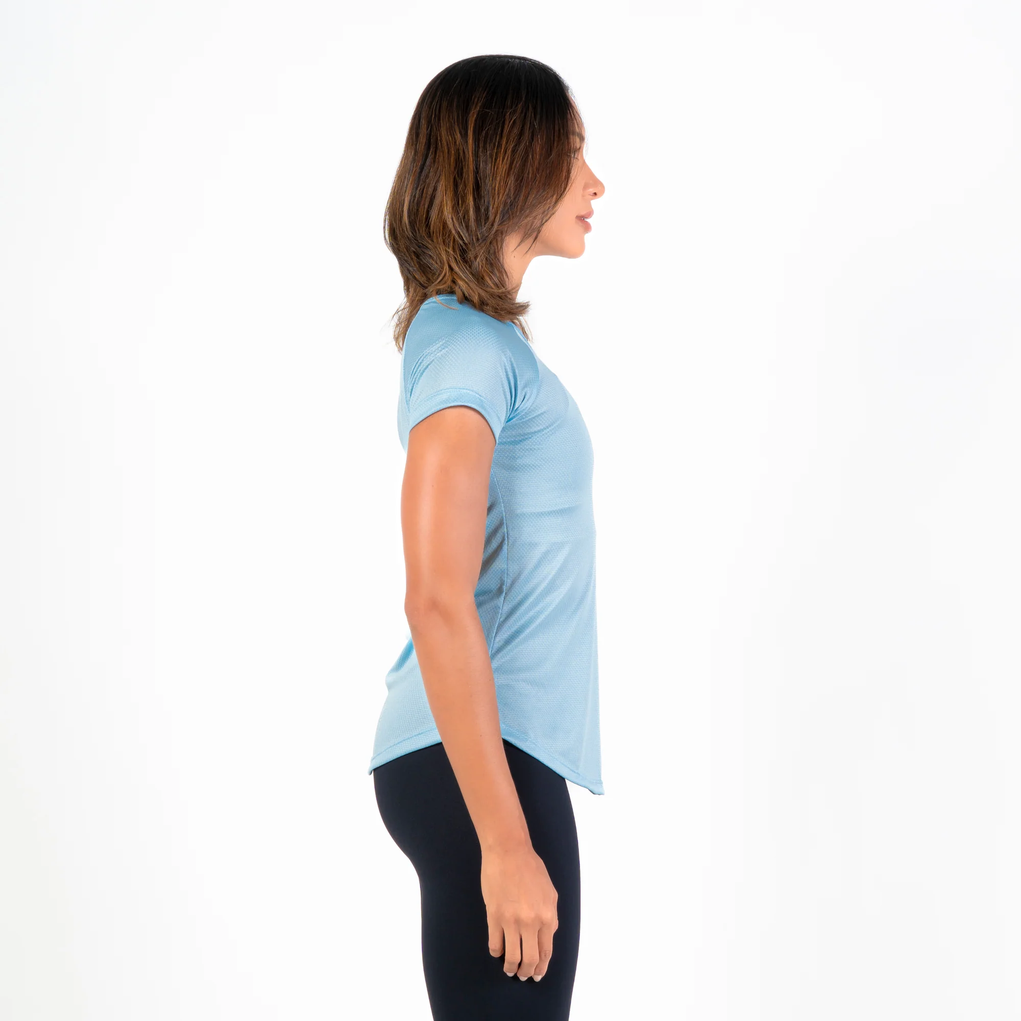 Camiseta Feminina Dry Fit New Horizon Azul Céu - Image 8