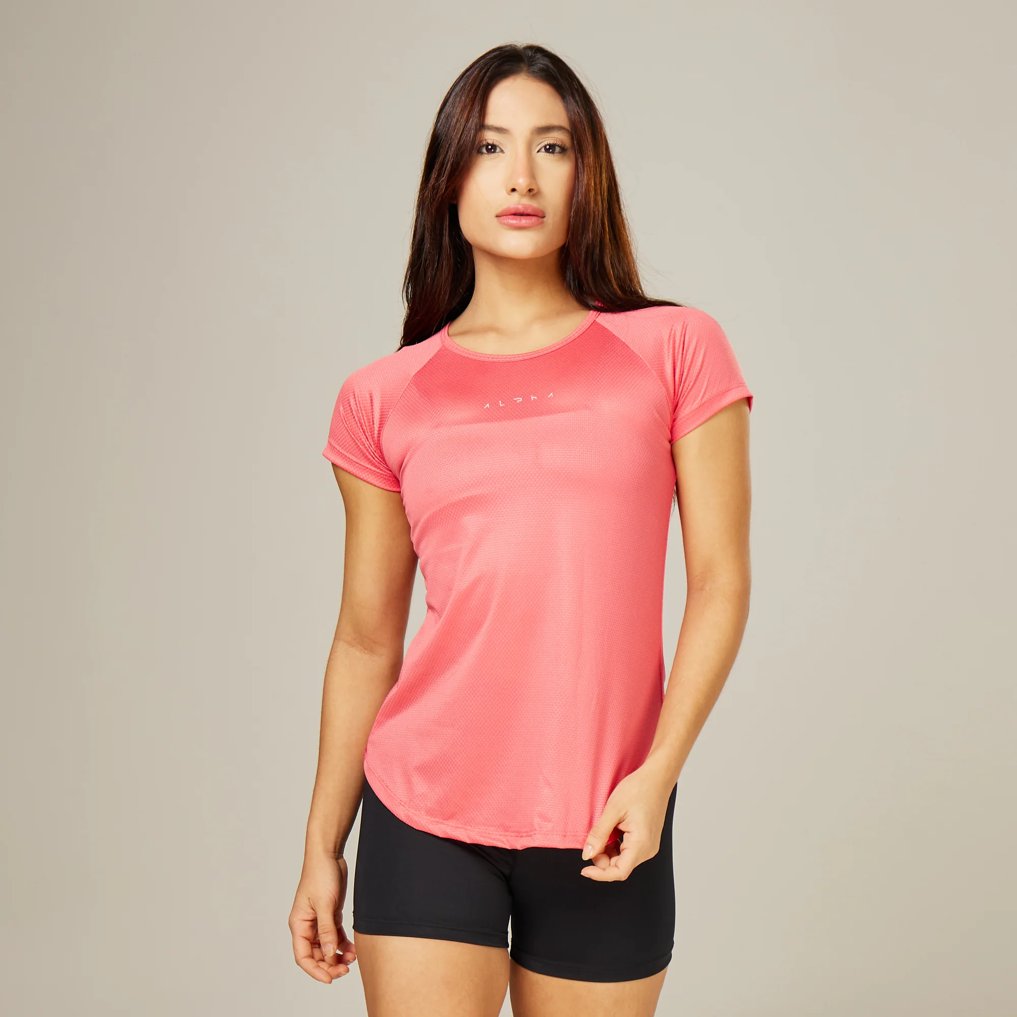Camiseta Feminina Dry Fit New Horizon Rosa Paraiso