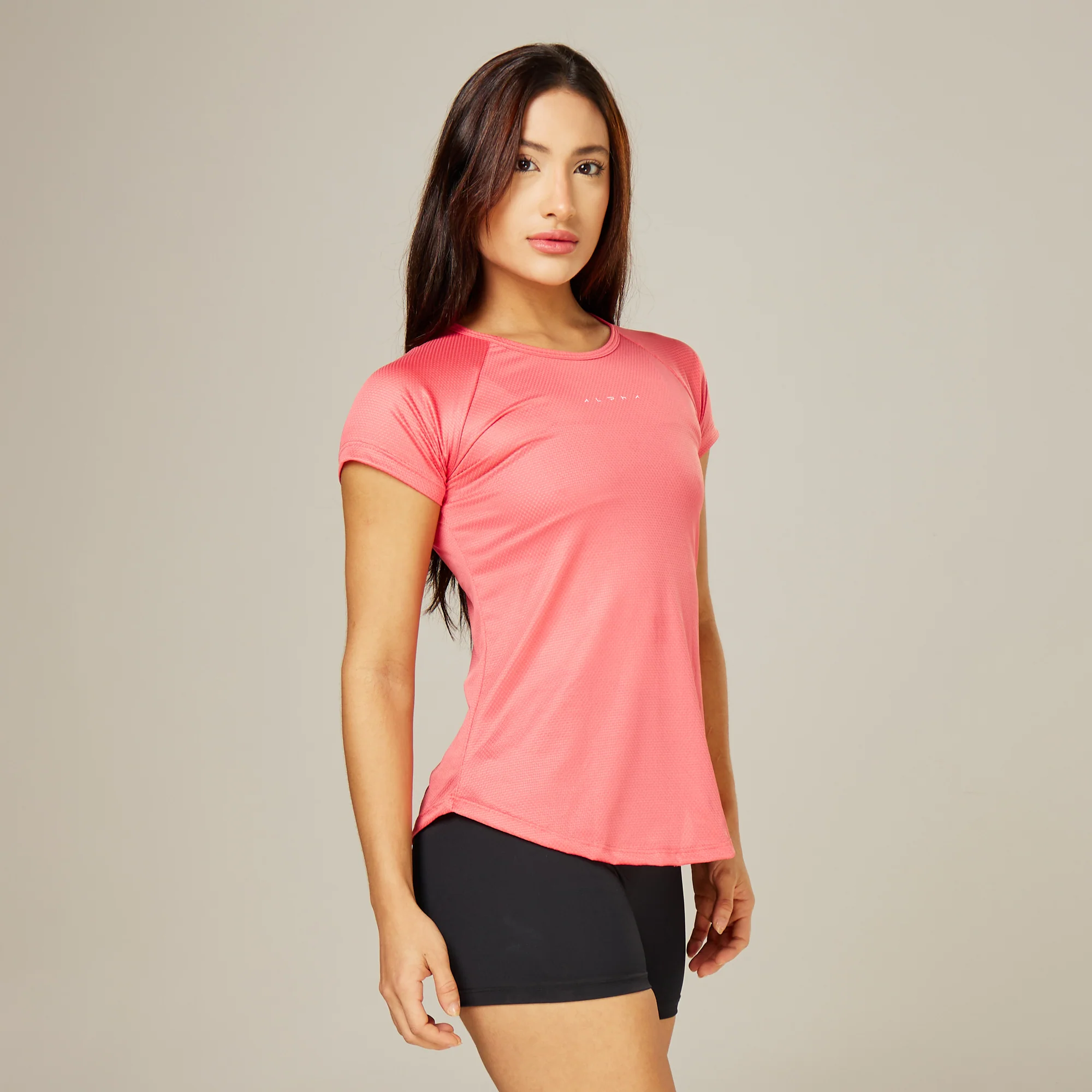 Camiseta Feminina Dry Fit New Horizon Rosa Paraiso - Image 7