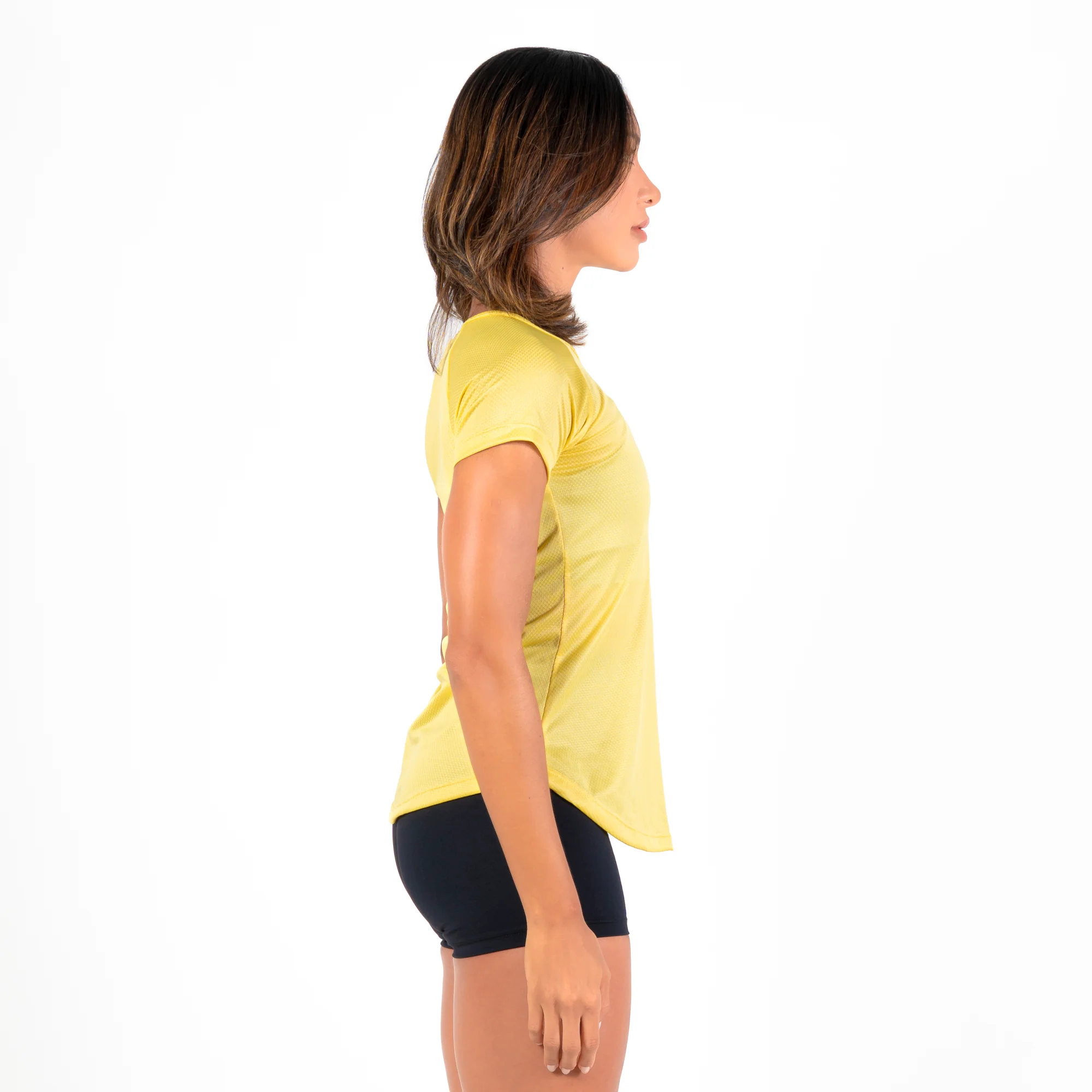 Camiseta Feminina Dry Fit New Lupus Amarelo Tropical - Image 9