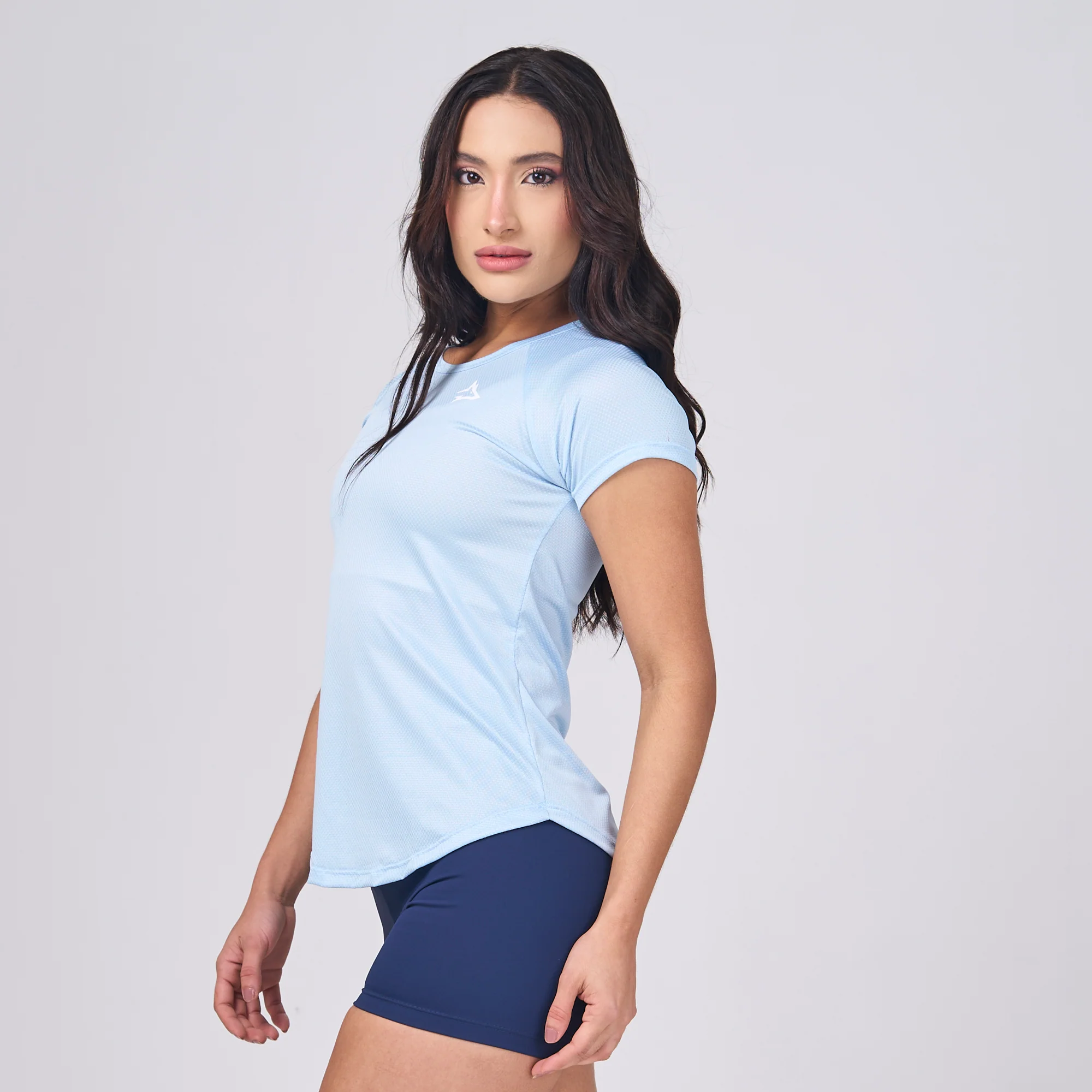 Camiseta Feminina Dry Fit New Lupus Azul Céu - Image 3