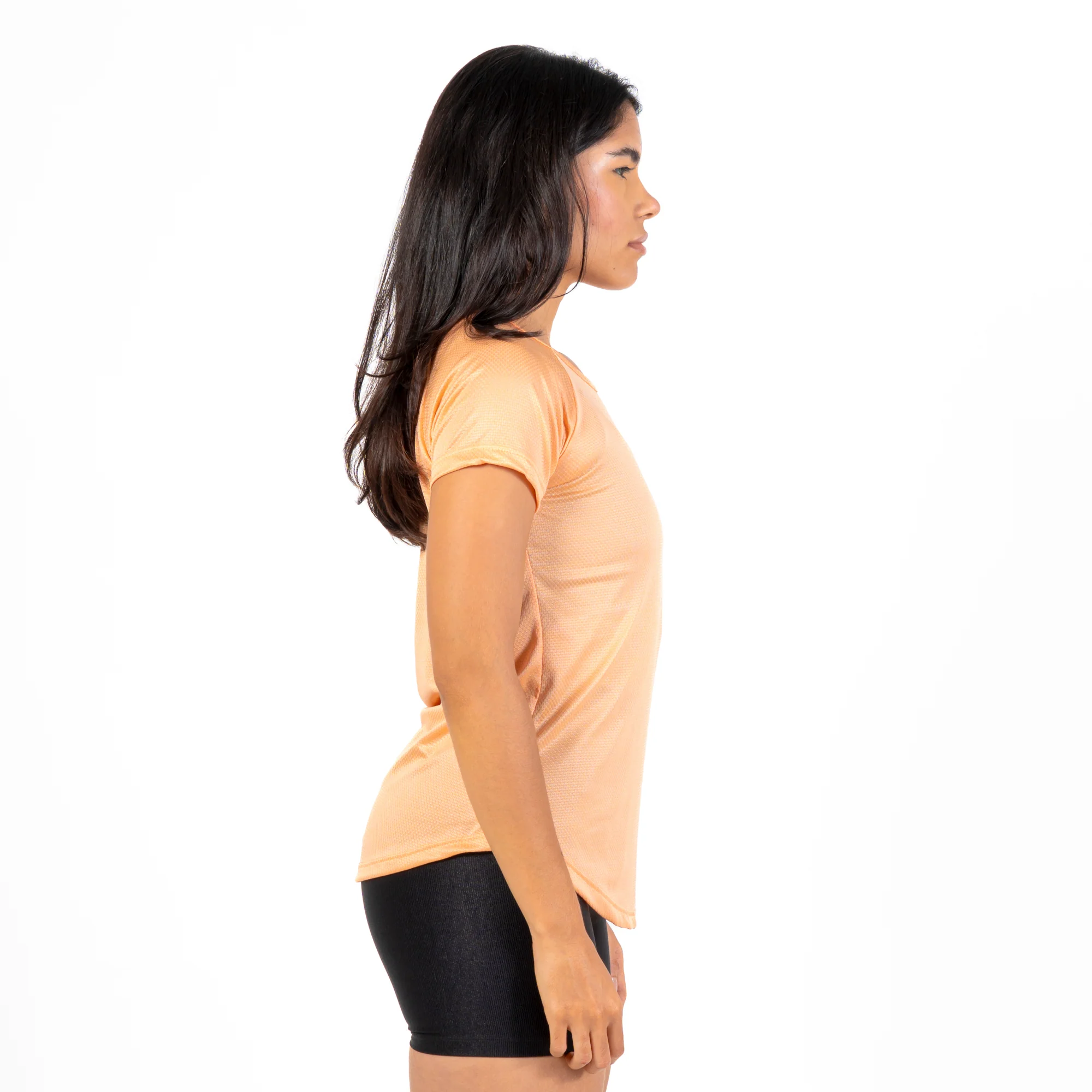 Camiseta Feminina Dry Fit New Tenacity Coral Suave - Image 4