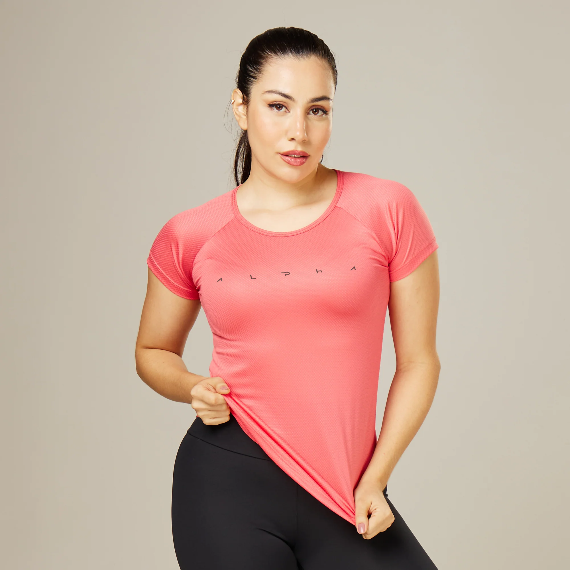 Camiseta Feminina Dry Fit Space Horizon Rosa Paraiso - Image 7