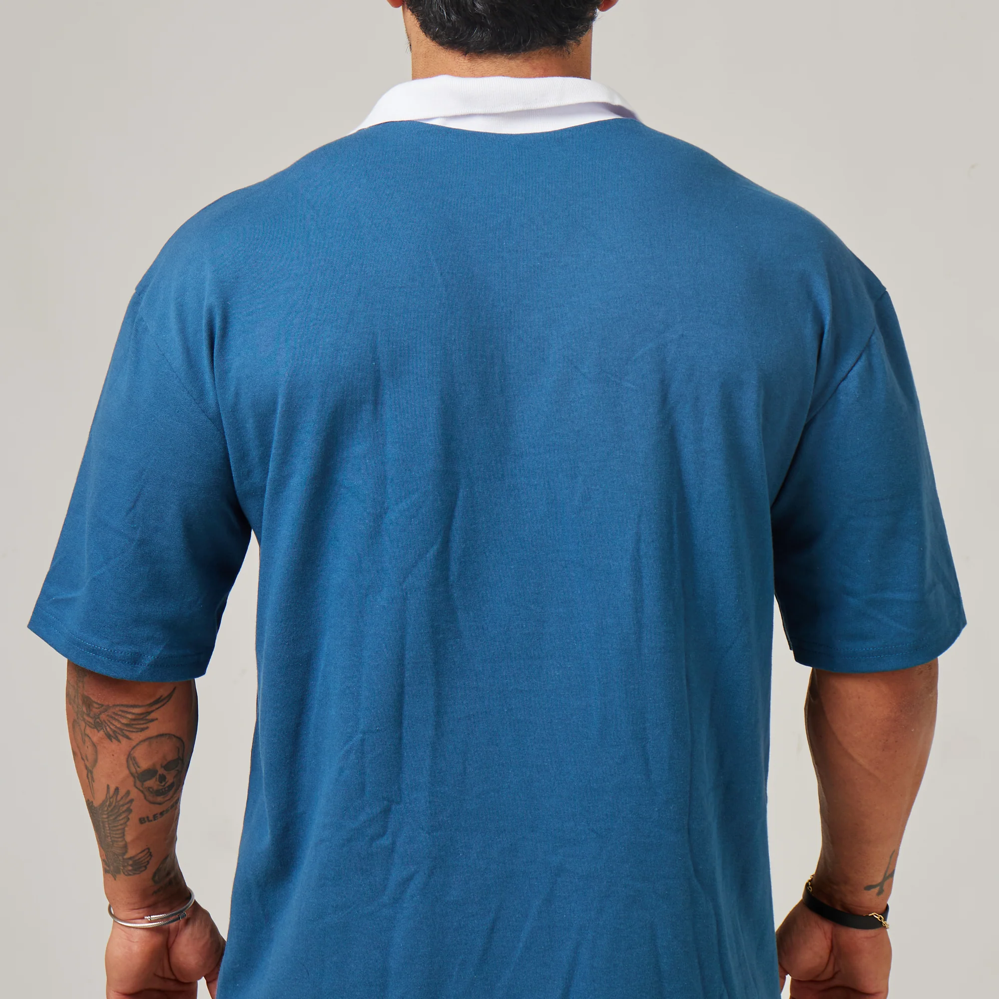 Camiseta Oversized Retrô Legacy Azul Vintage - Image 7