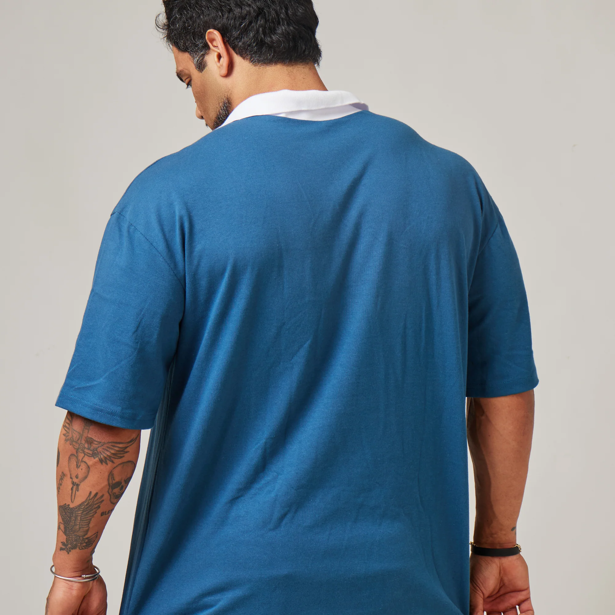 Camiseta Oversized Retrô Legacy Azul Vintage - Image 9