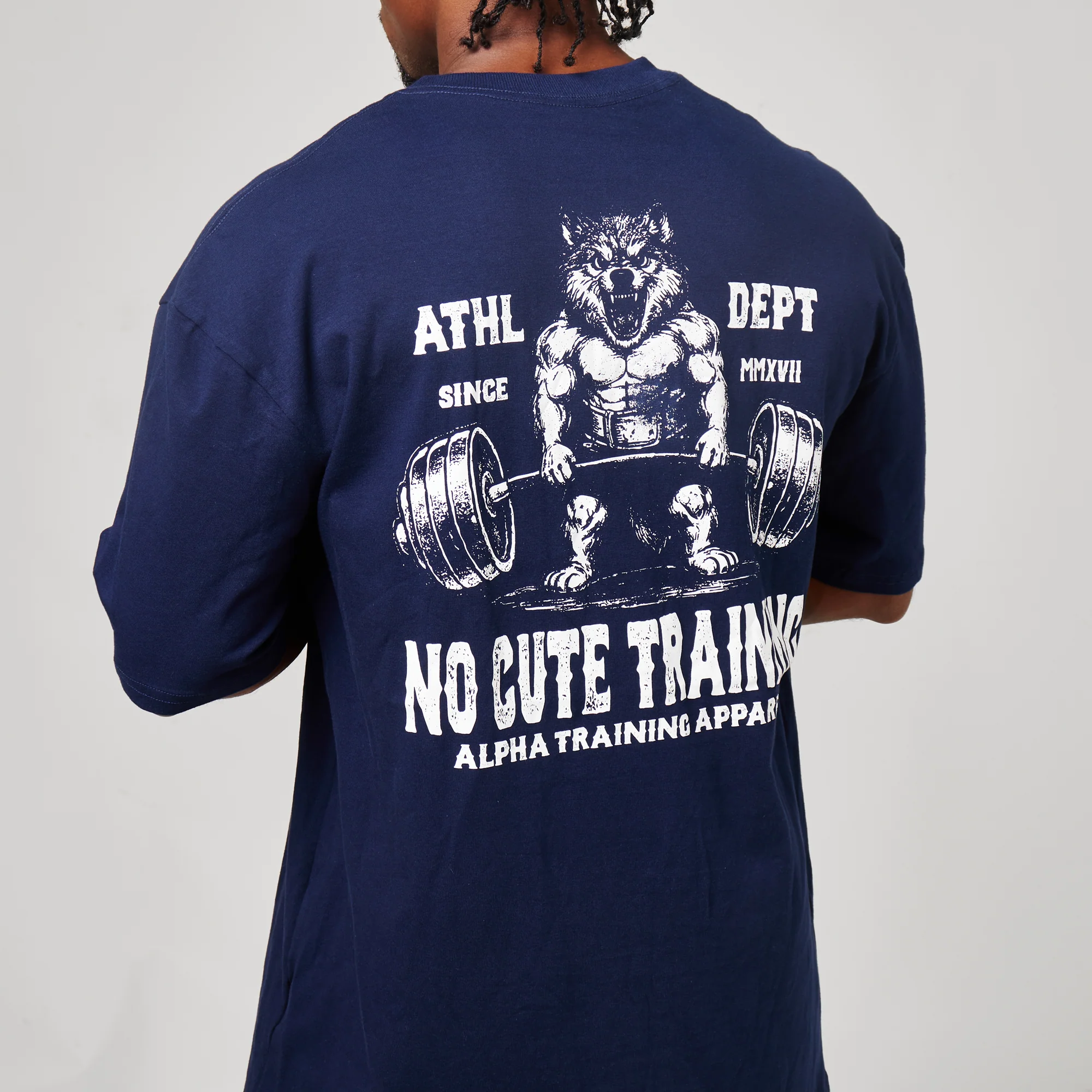 Camiseta Oversized No Cute Azul Marinho - Image 8