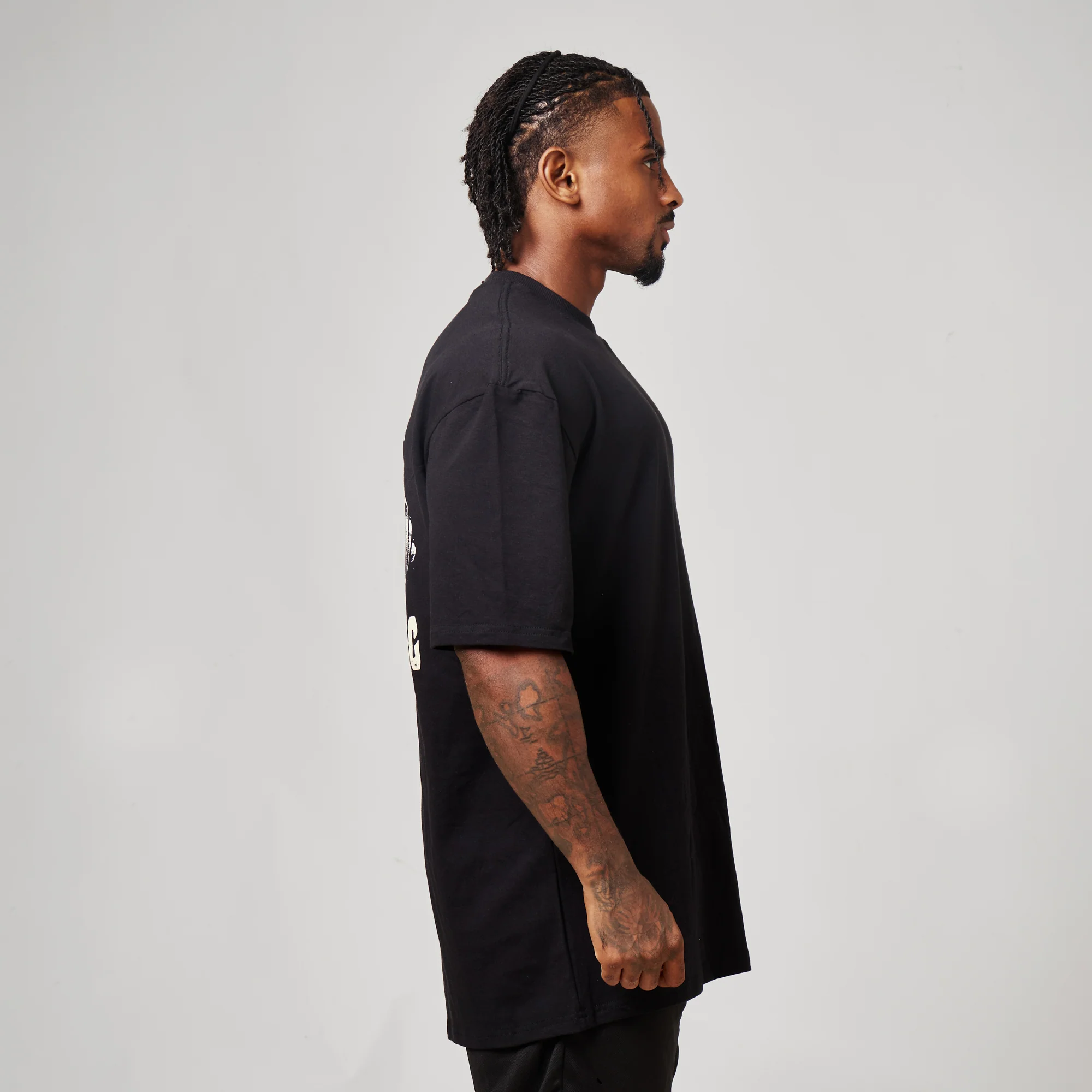 Camiseta Oversized No Cute Preto - Image 10
