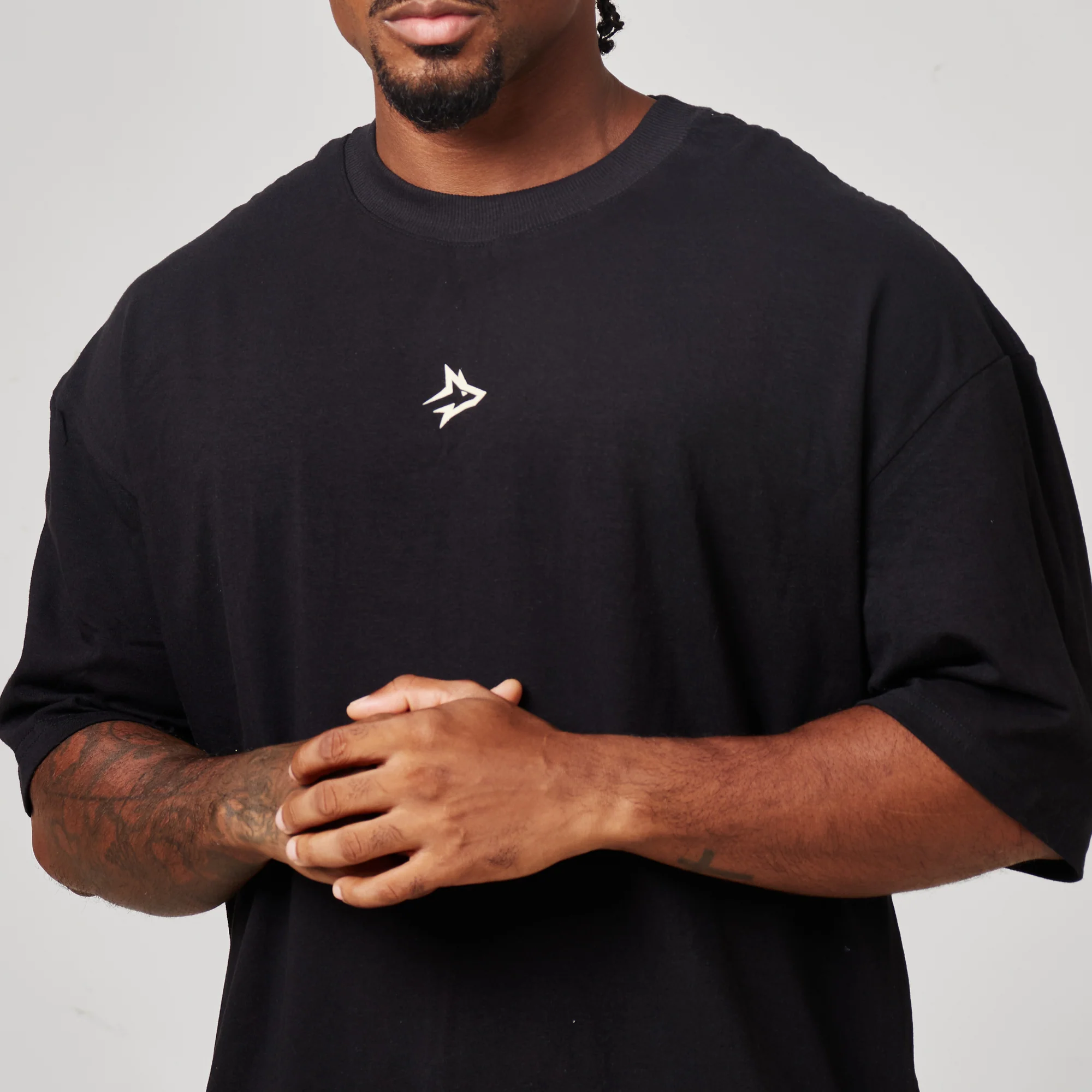 Camiseta Oversized No Cute Preto - Image 6