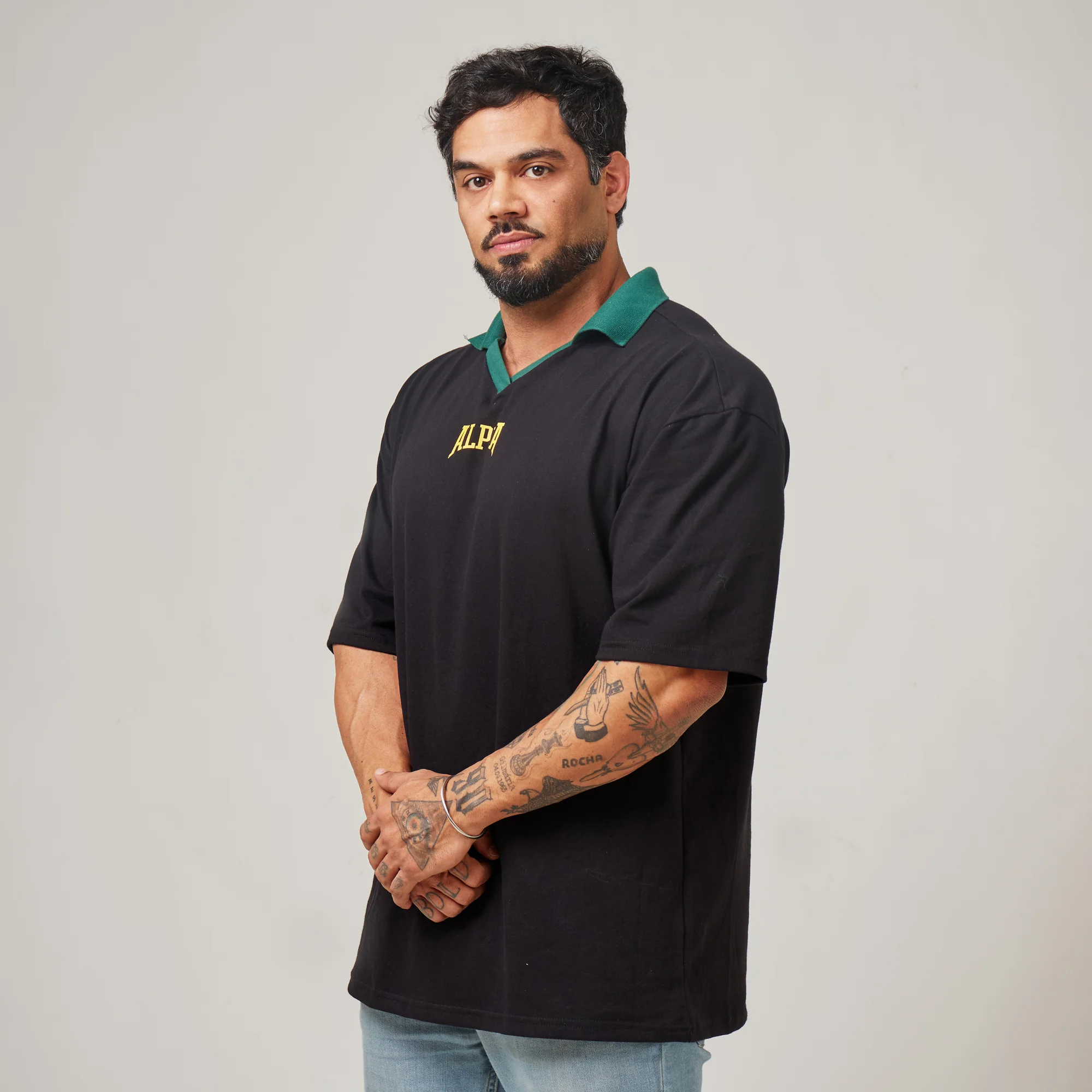 Camiseta Oversized Retrô Legacy Preto - Image 3
