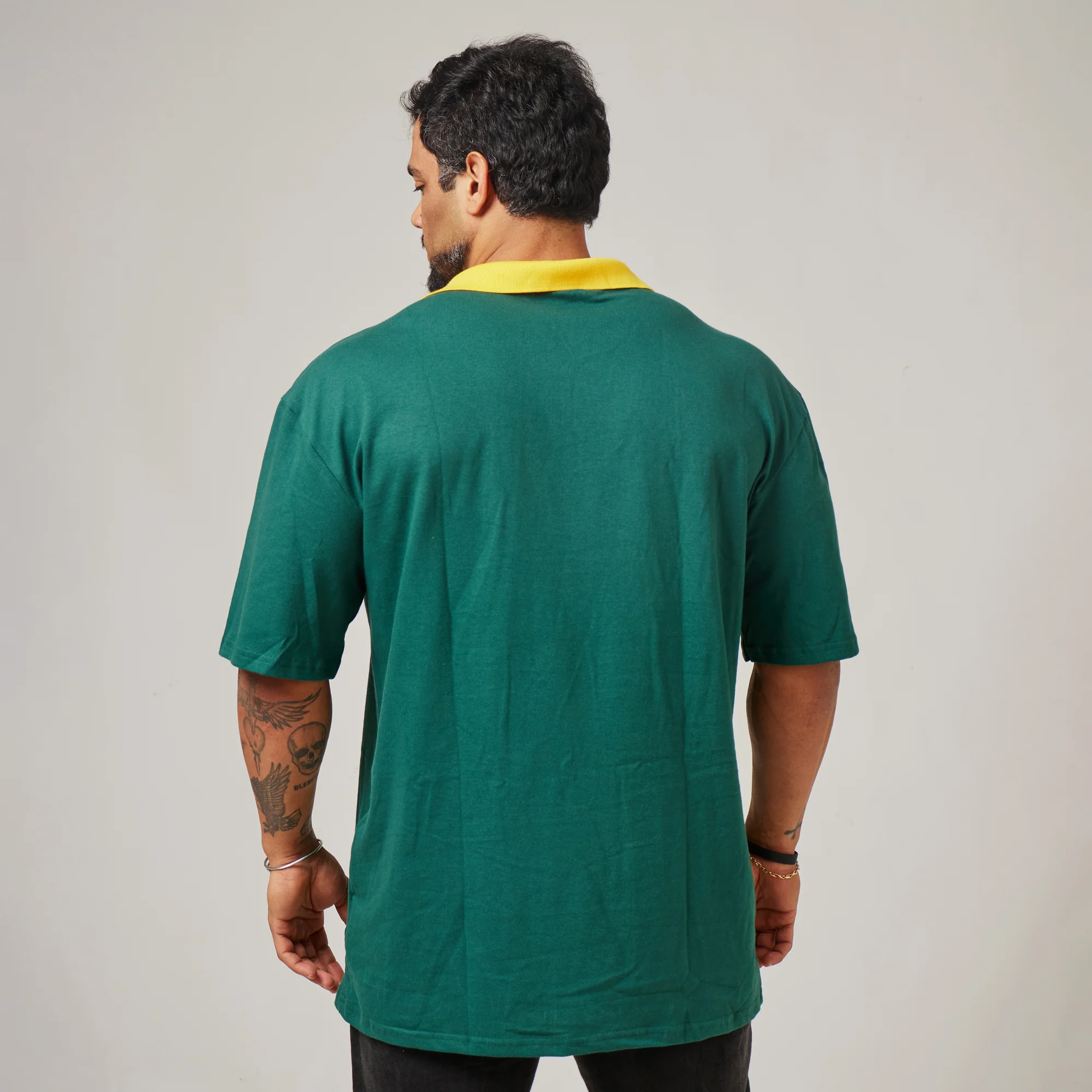 Camiseta Oversized Retrô Lupus Verde Bandeira - Image 5