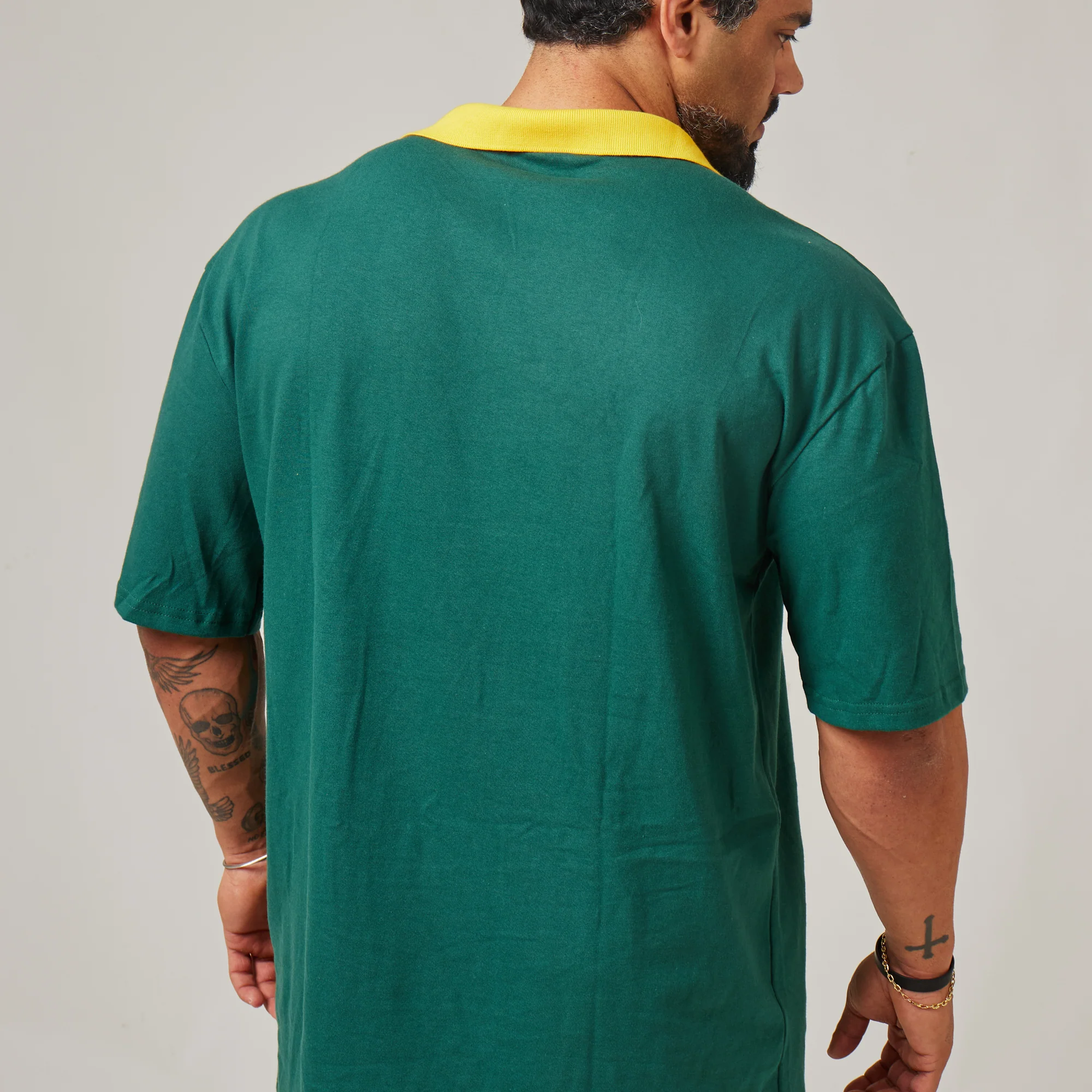 Camiseta Oversized Retrô Lupus Verde Bandeira - Image 6