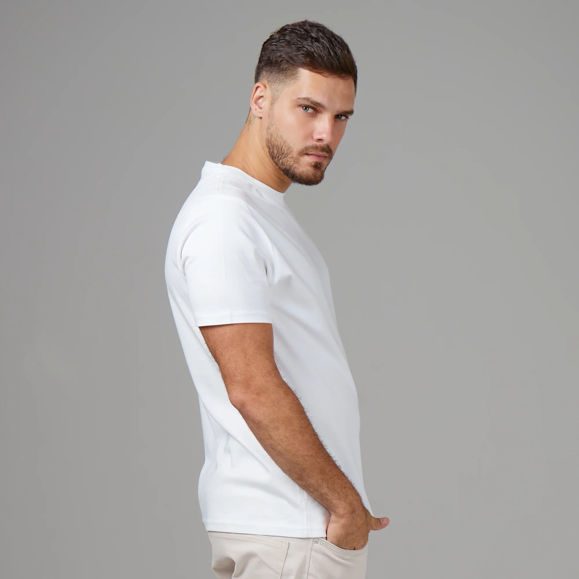 Camiseta Pima Lupus Branco - Image 8