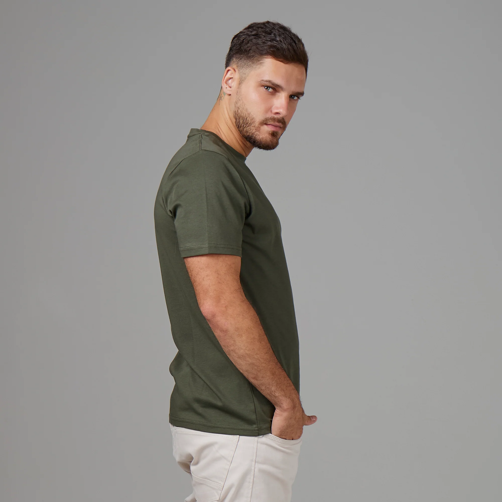 Camiseta Pima Lupus Verde - Image 8