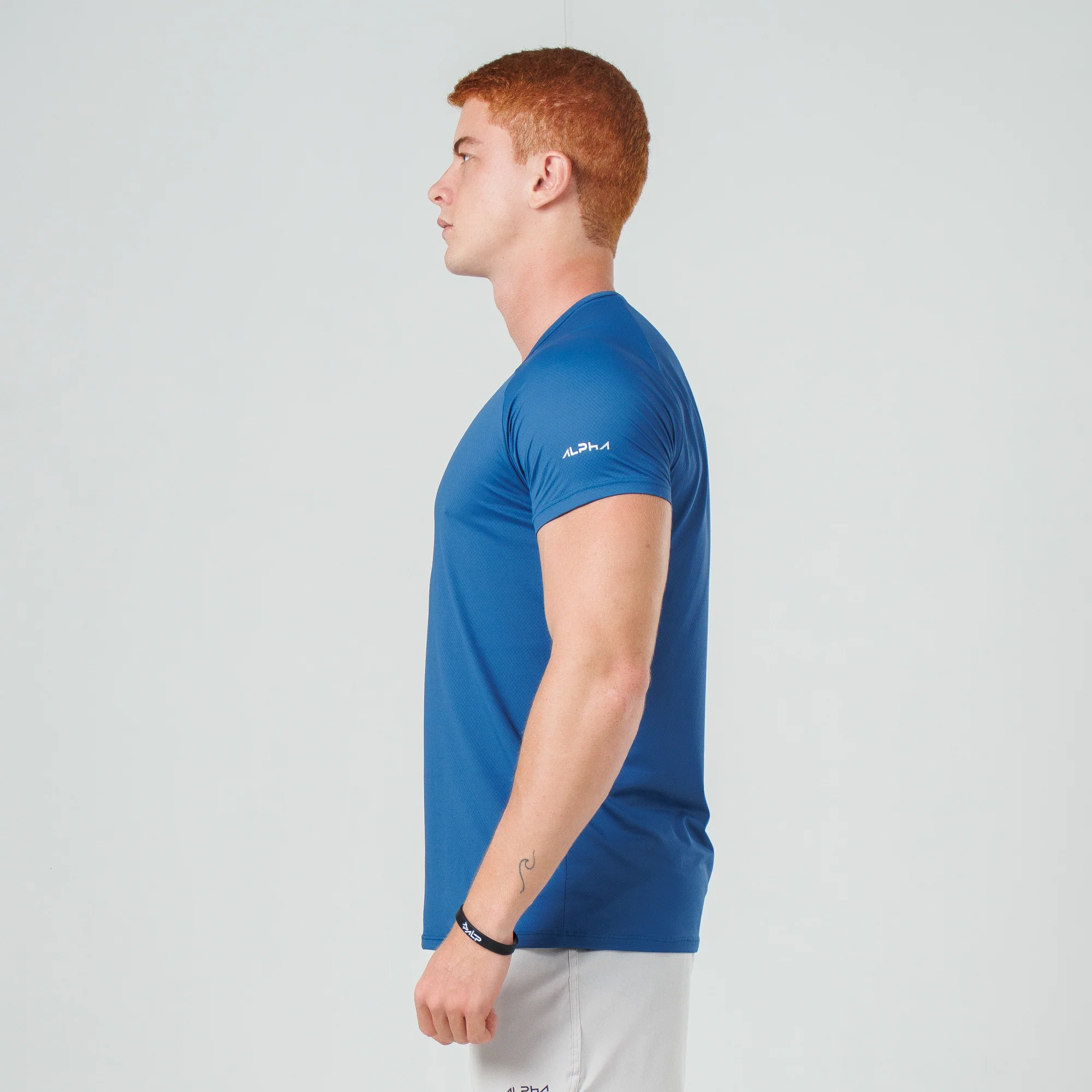 Camiseta Poliamida Arm Fluid Azul California - Image 3