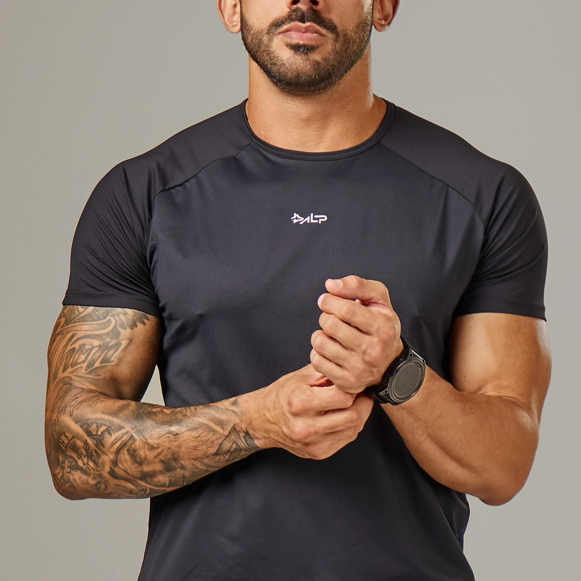 Camiseta Poliamida New Tenacity Preto - Image 4