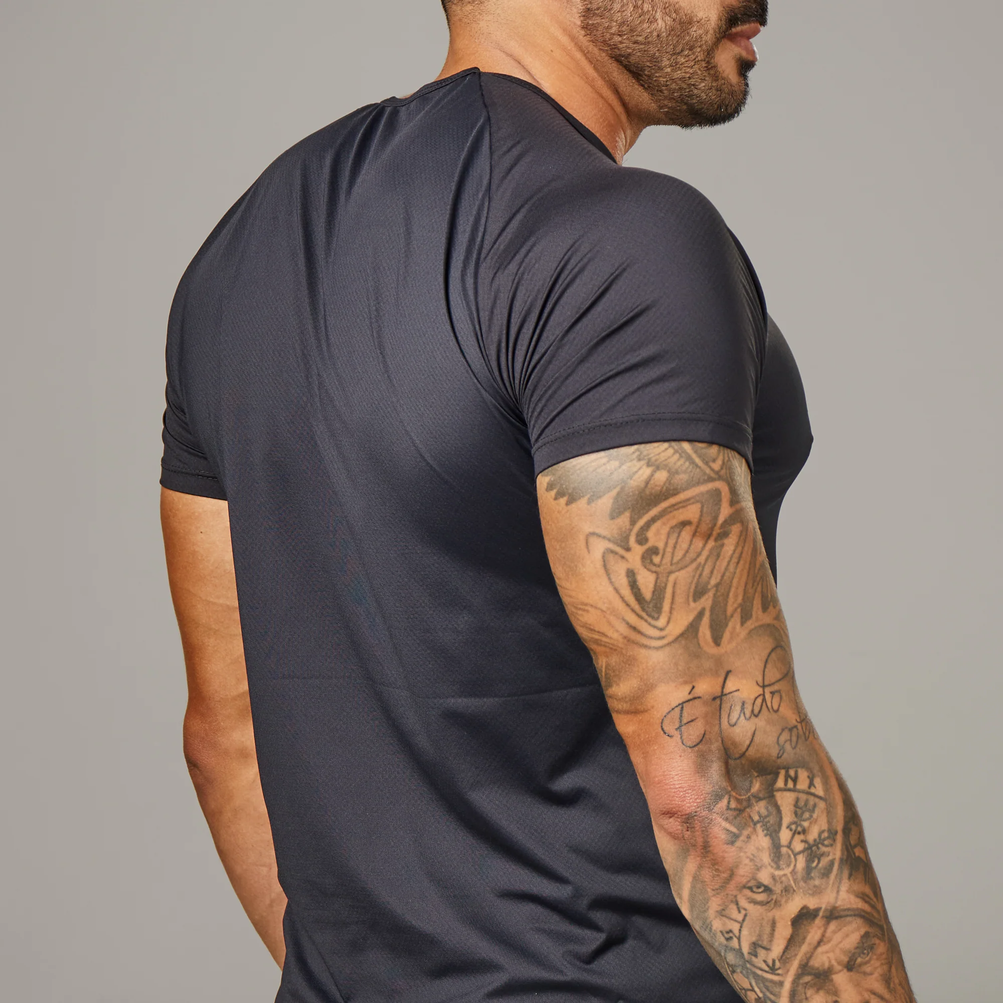Camiseta Poliamida New Tenacity Preto - Image 6