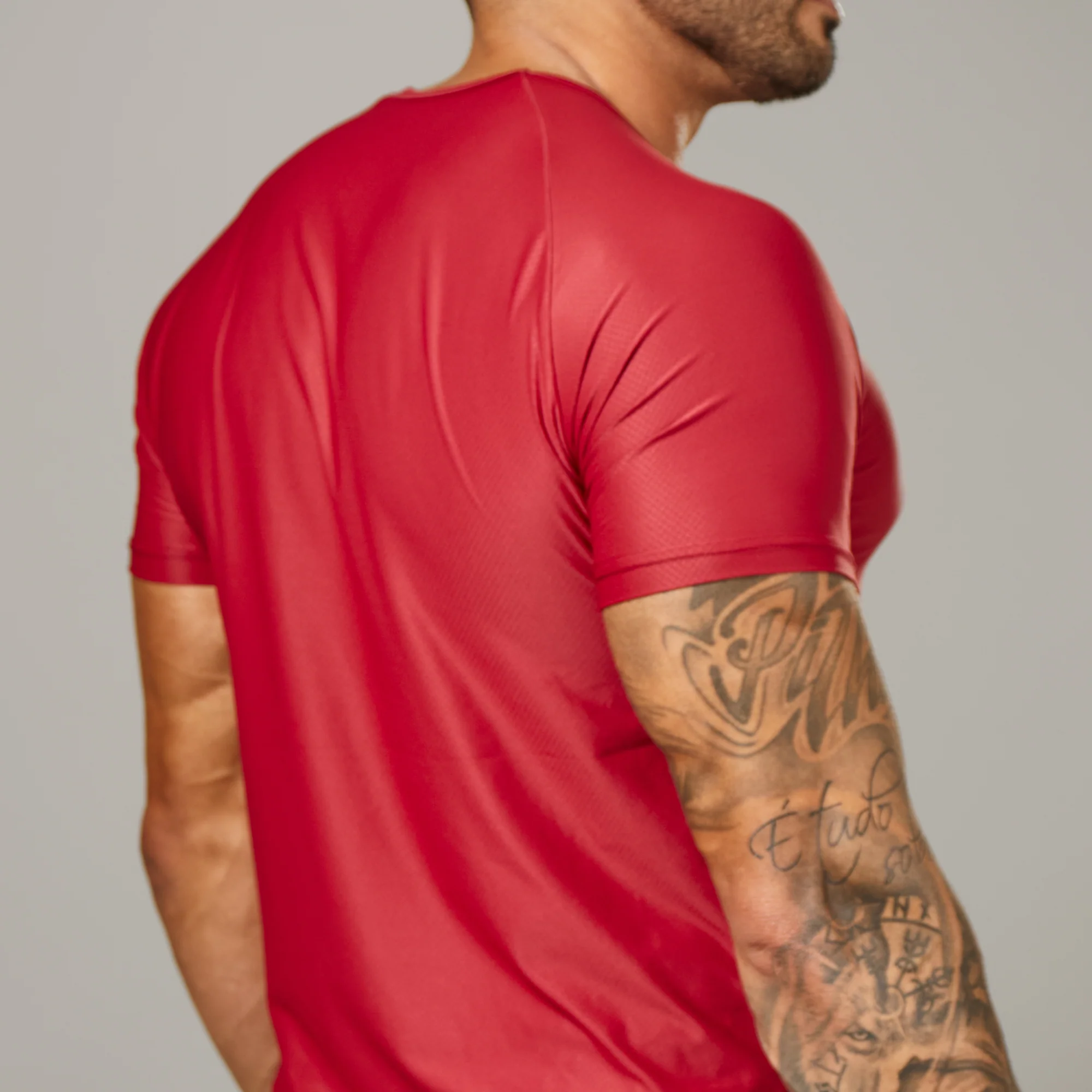 Camiseta Poliamida New Tenacity Vermelho Biking - Image 6
