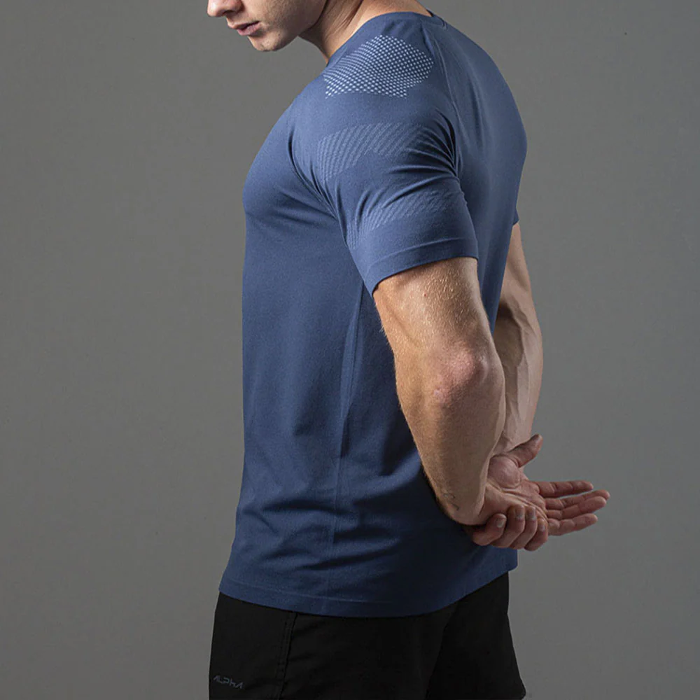 Camiseta Apex Dry Line Lupus Marinho - Sem Costura - Image 13