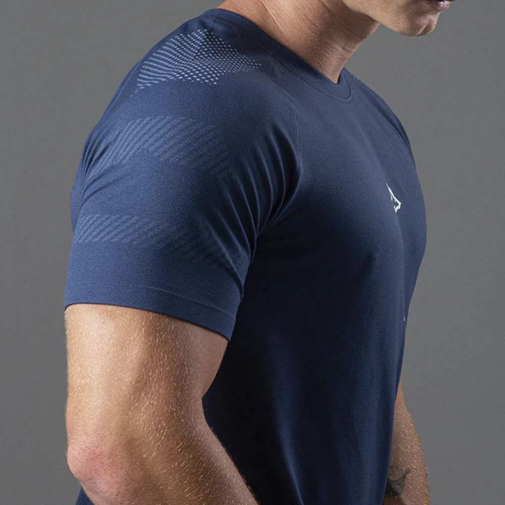 Camiseta Apex Dry Line Lupus Marinho - Sem Costura - Image 9