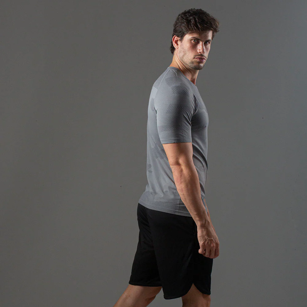 Camiseta Apex Dry Middle Lupus Cinza - Sem Costura - Image 10