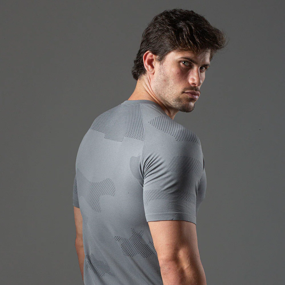 Camiseta Apex Dry Middle Lupus Cinza - Sem Costura - Image 11