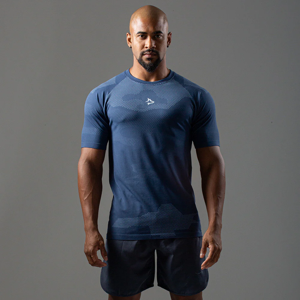 Camiseta Apex Dry Middle Lupus Marinho - Sem Costura - Image 3