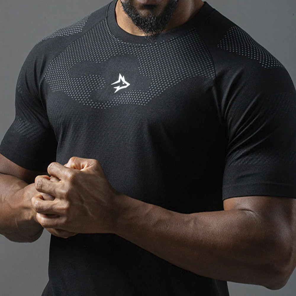 Camiseta Apex Dry Middle Lupus Preto - Sem Costura - Image 11
