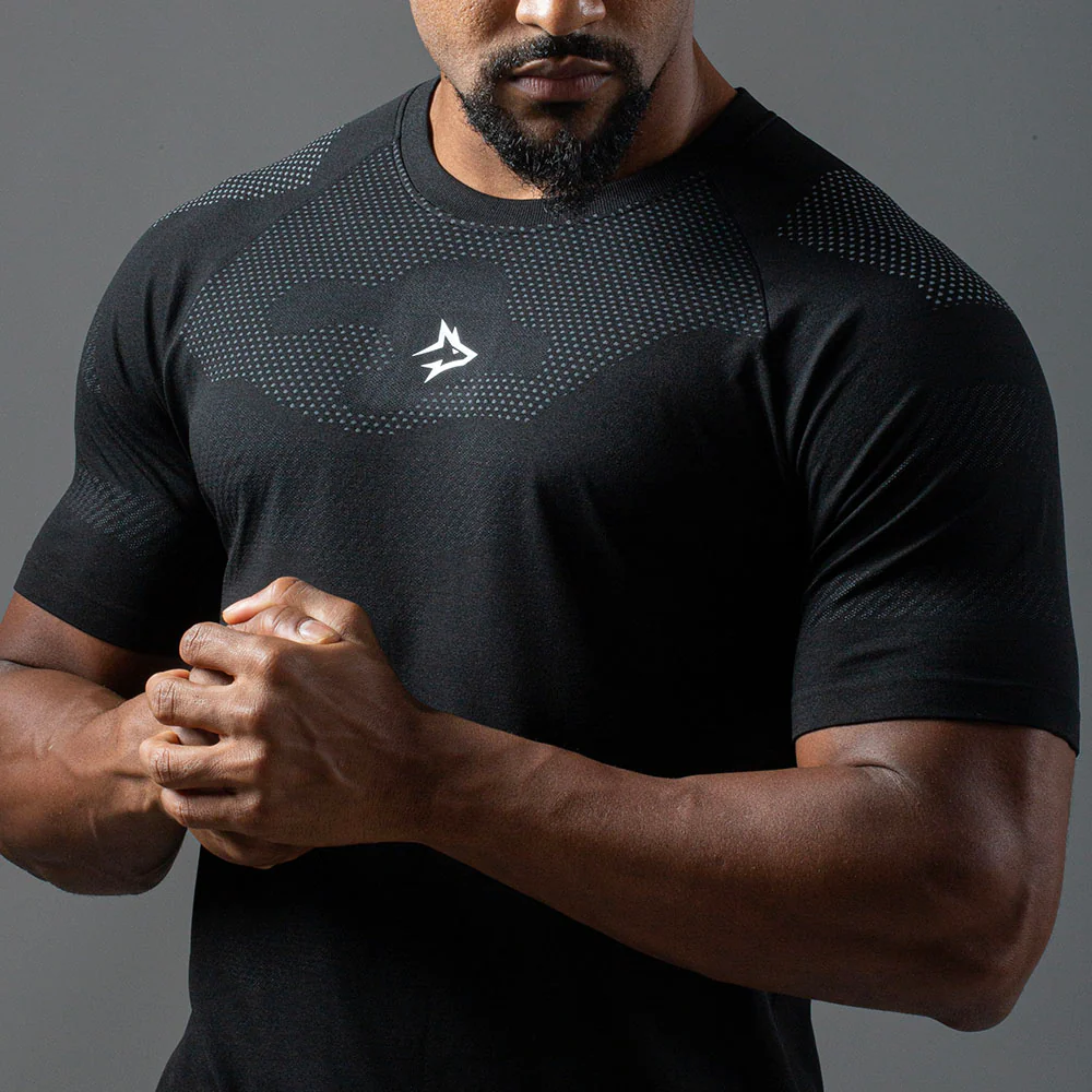 Camiseta Apex Dry Middle Lupus Preto - Sem Costura - Image 14