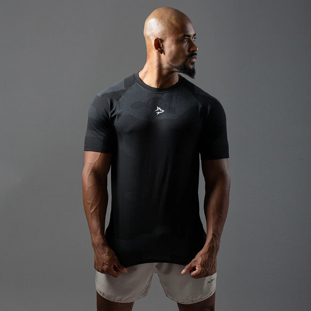 Camiseta Apex Dry Middle Lupus Preto - Sem Costura - Image 5