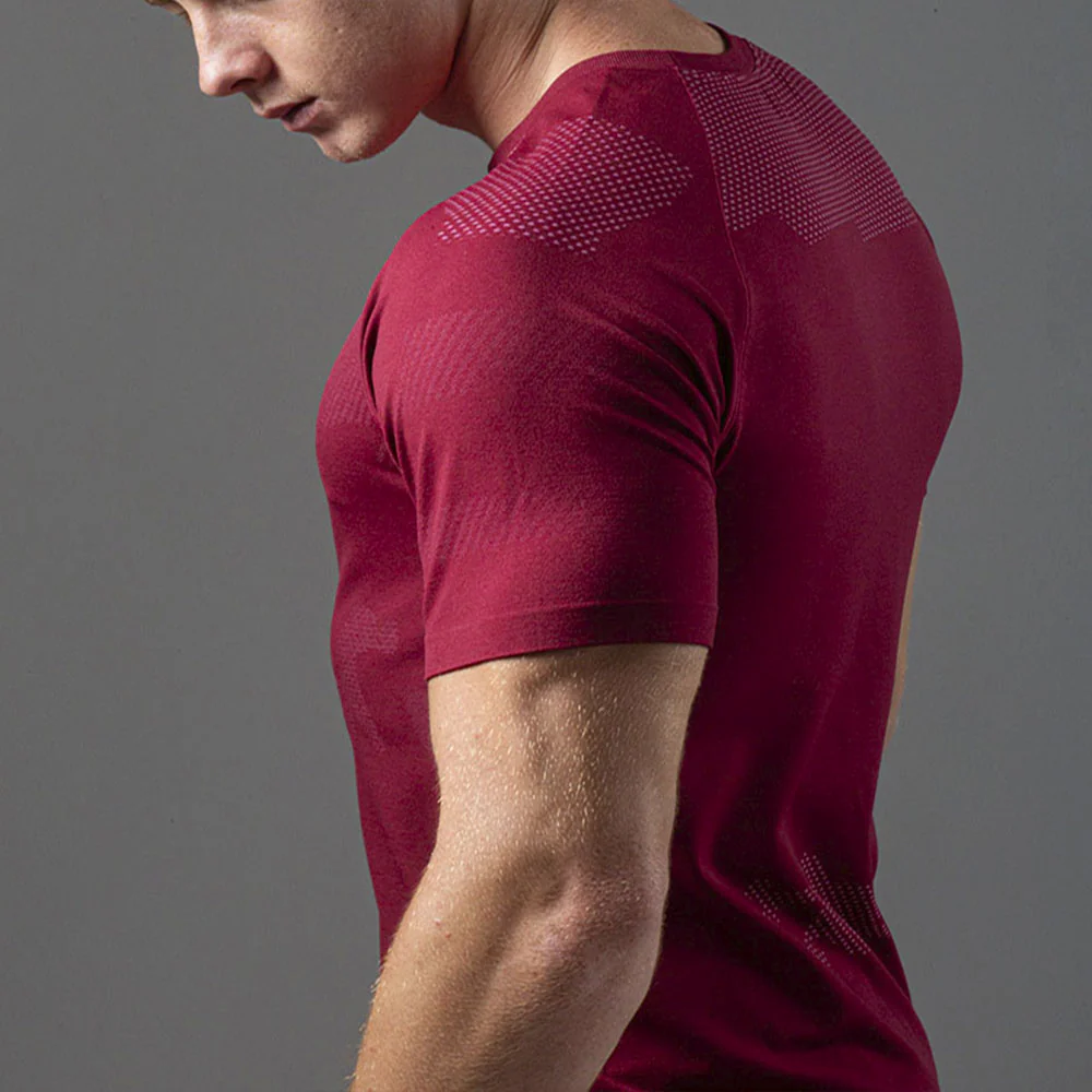 Camiseta Apex Dry Middle Lupus Vinho - Sem Costura - Image 10