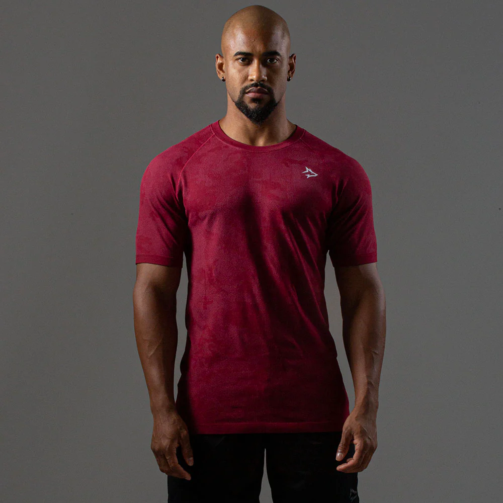 Camiseta Apex Dry New Lupus Vinho - Sem Costura - Image 7