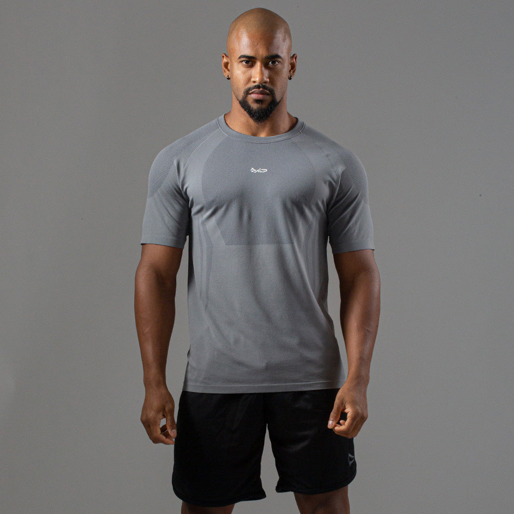 Camiseta Apex Dry New Tenacity Cinza - Sem Costura - Image 20
