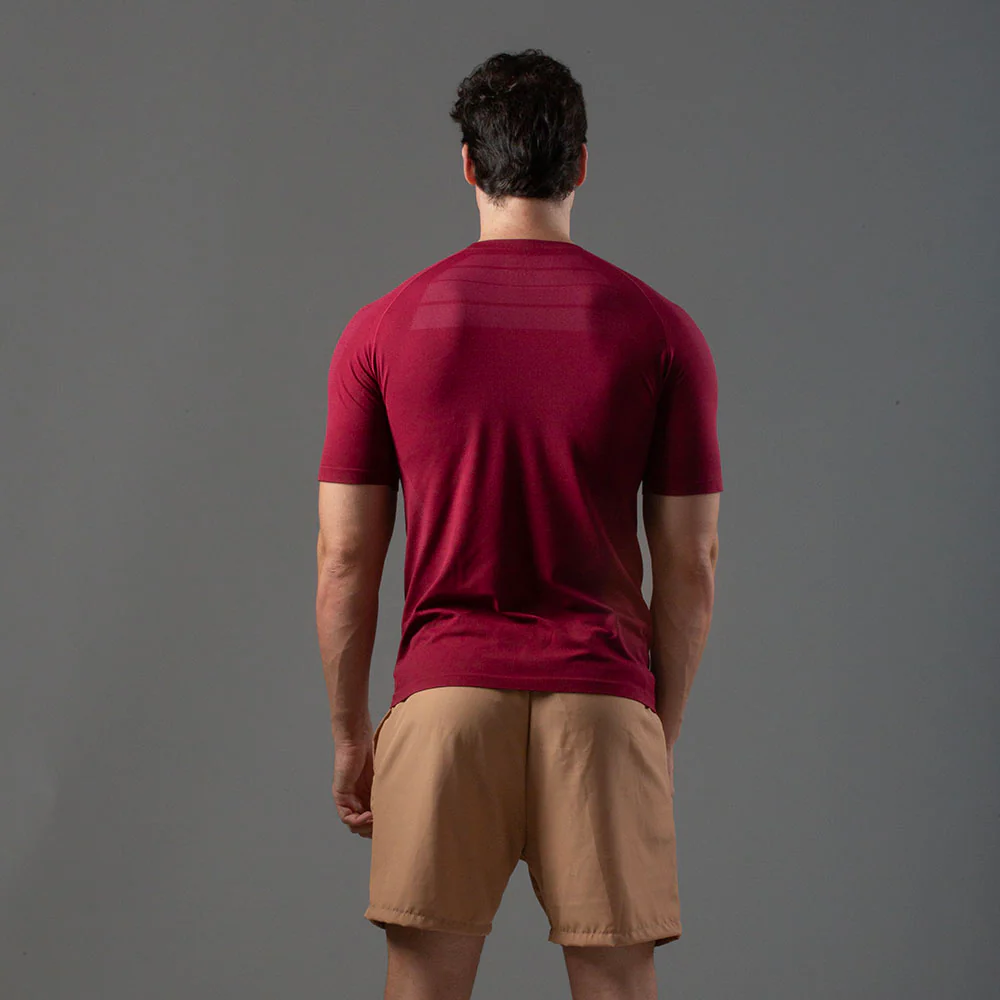 Camiseta Apex Dry New Tenacity Vinho - Sem Costura - Image 11