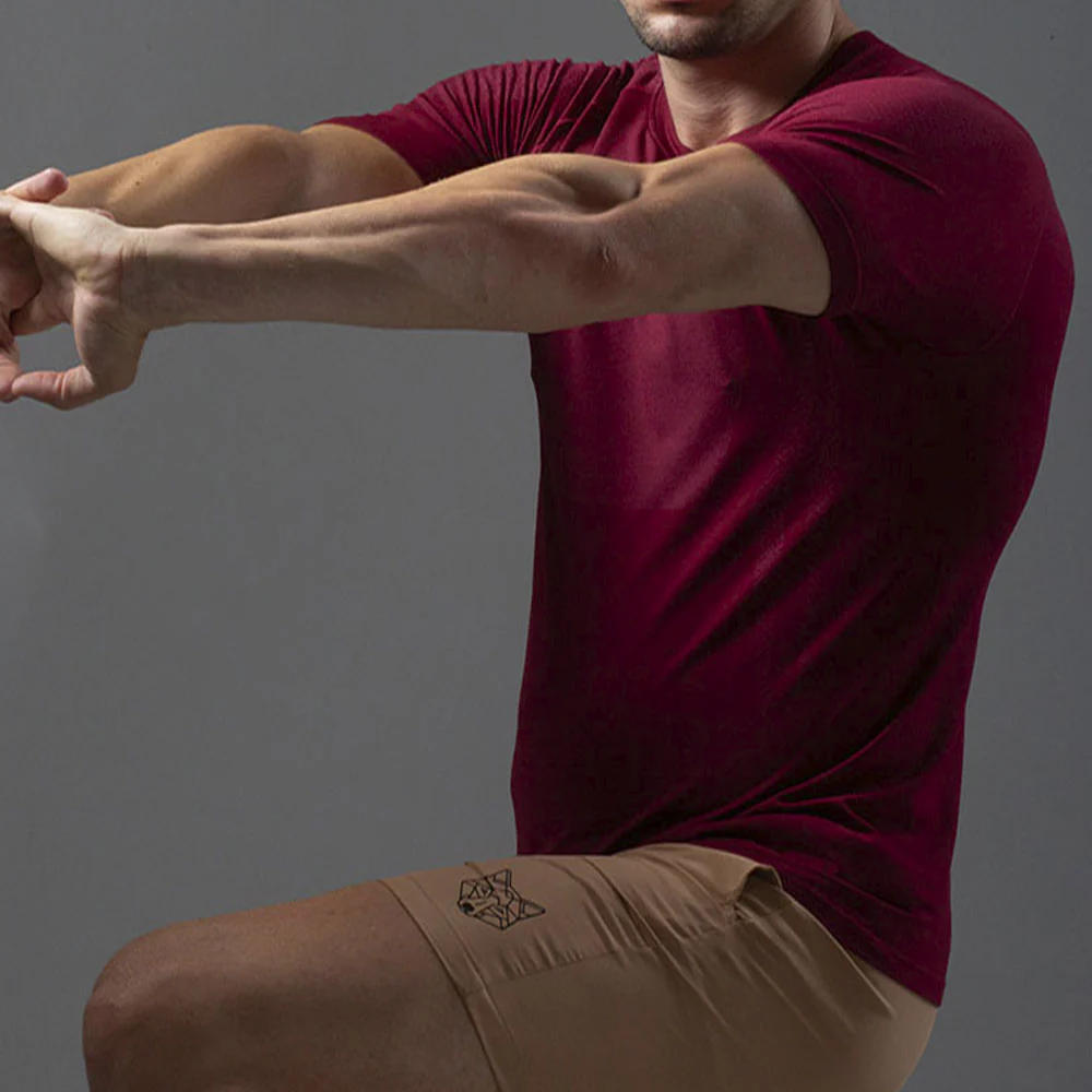 Camiseta Apex Dry New Tenacity Vinho - Sem Costura - Image 9