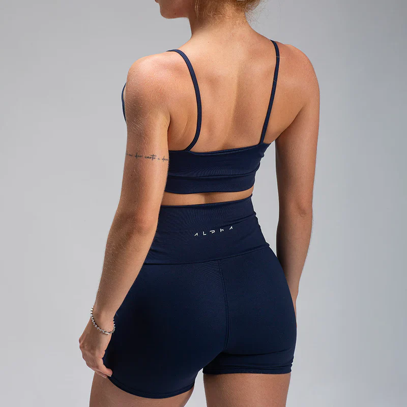 Conjunto Basic Feminino Top e Short - New Horizon Marinho - Image 5