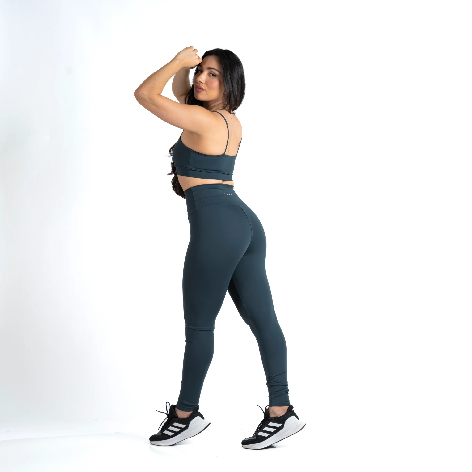 Conjunto Basic Feminino Top e Calça - New Horizon Chumbo - Image 4