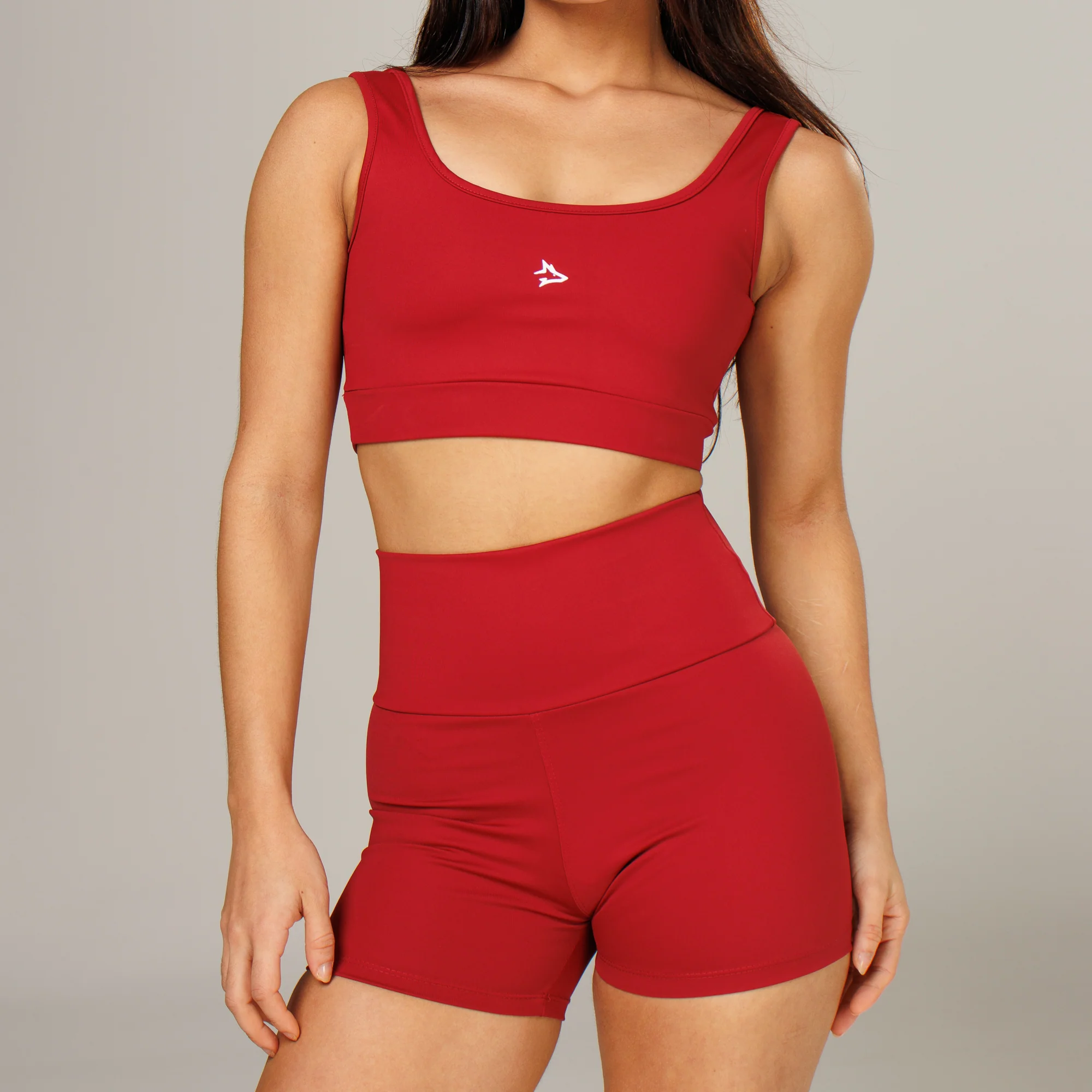 Conjunto Basic Feminino Top e Short - Lupus Vinho - Image 2