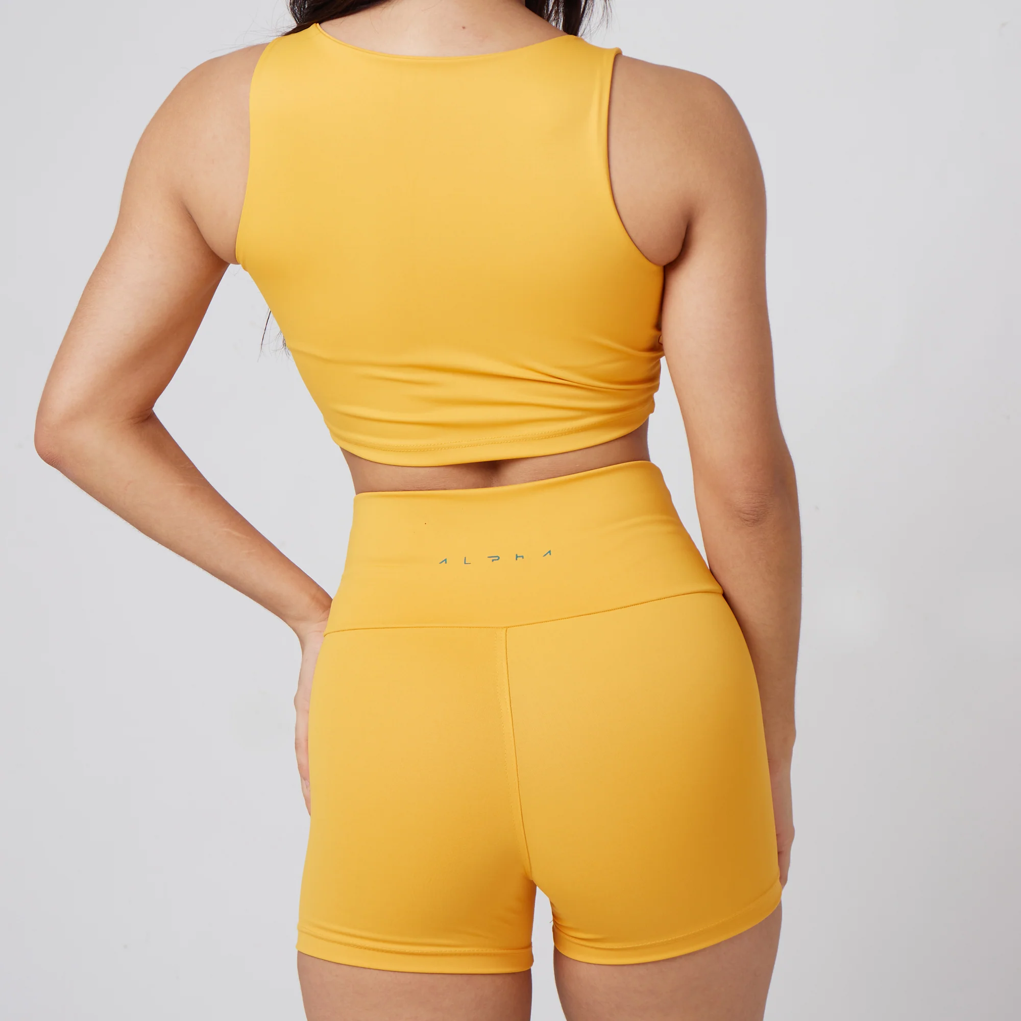 Conjunto Basic Feminino Top e Short - Sport Lupus Amarelo Canário - Image 6