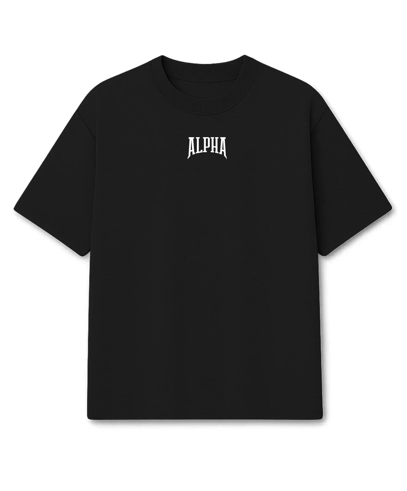 Kit 3 Camisetas Oversized Alpha All Black - Image 2