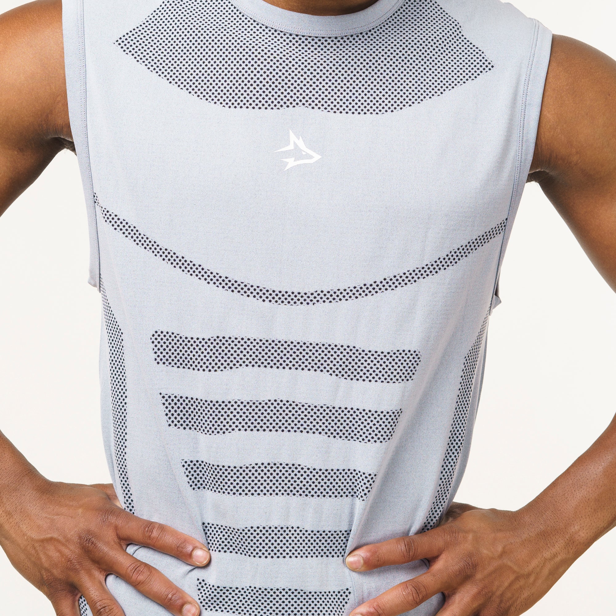 Regata Apex Dry Core Cinza Gelo - Sem Costura - Image 4