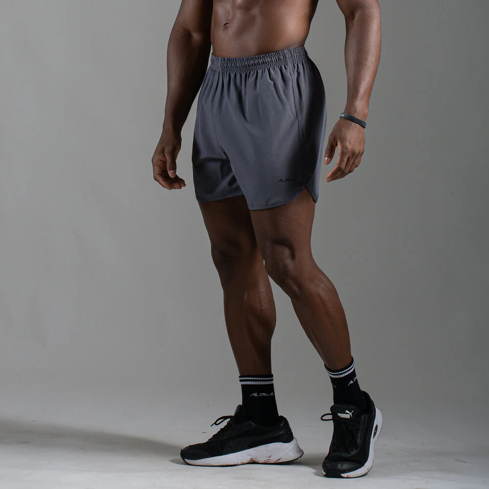 Short Corrida Masculino Dry Fit - Chumbo - Image 6