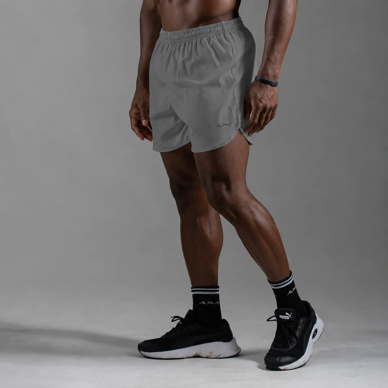 Short Corrida Masculino Dry Fit - Cinza - Image 6