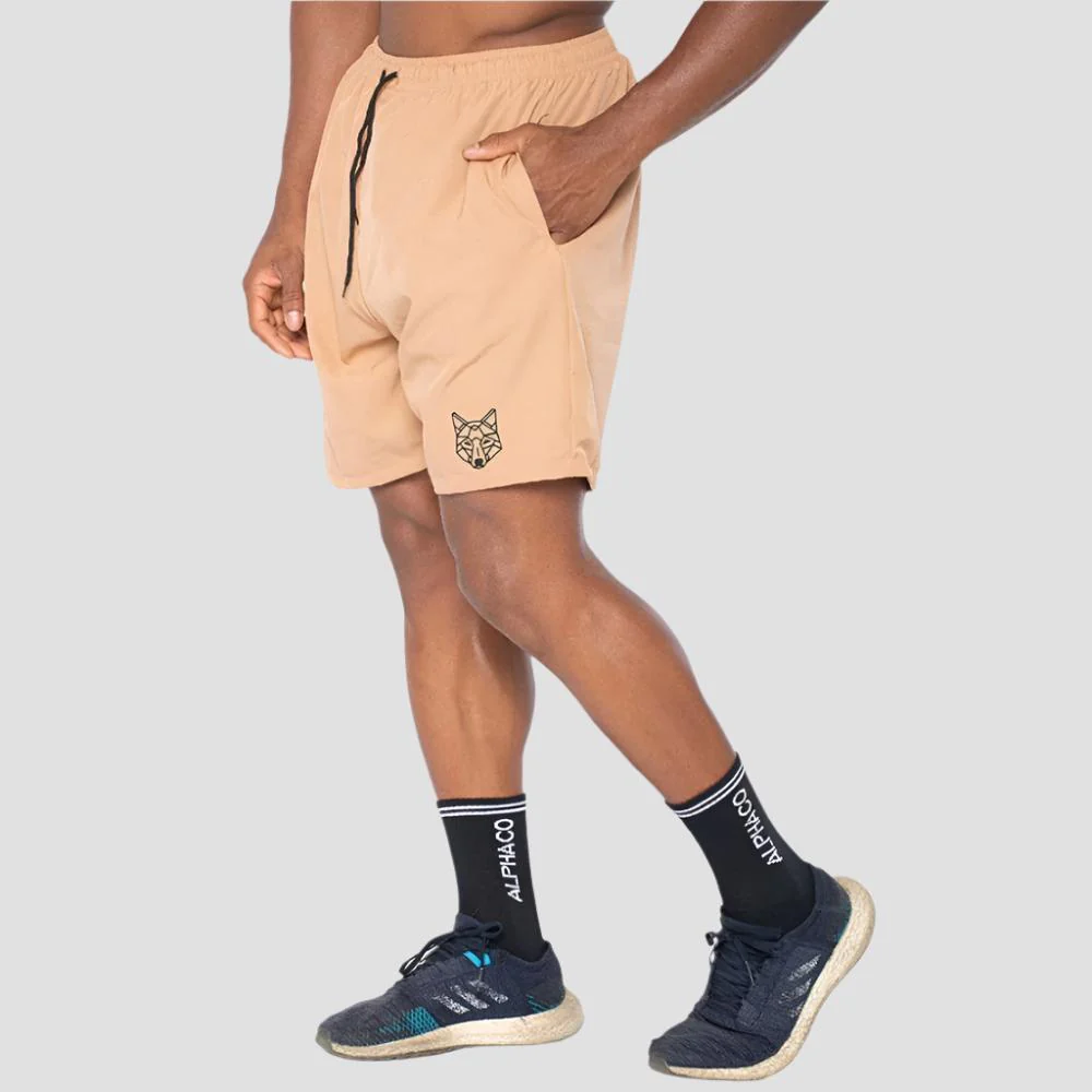 Short Dry Fit Lobo Caqui - Image 3