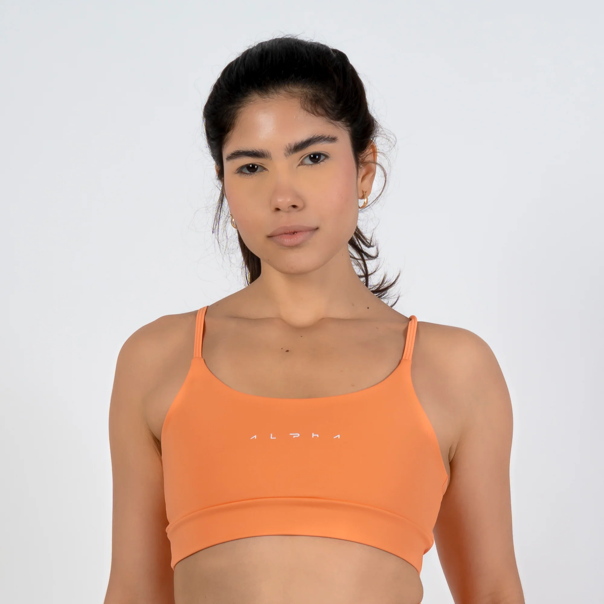 Top Basic New Horizon Laranja Damasco